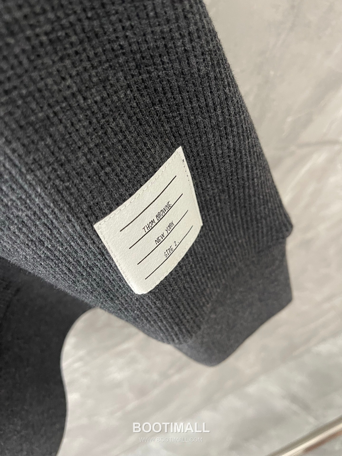 Thom Browne 2026 S/S Cotton Waffle Knit Button Polo T-Shirt 톰브라운 2026SS 코튼 와플 니트 버튼 폴로 티셔츠 4