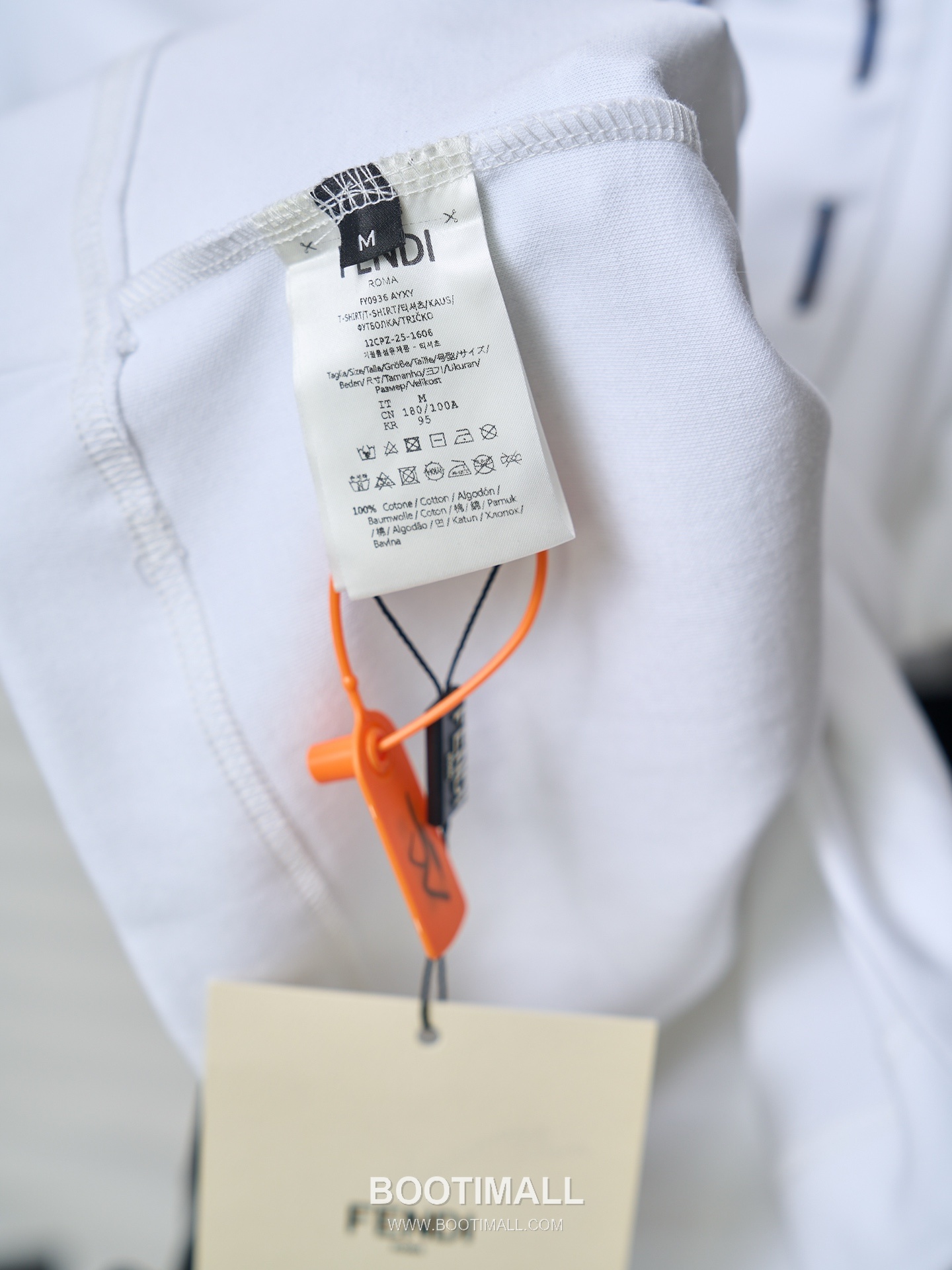 Fendi 2026 S/S Cotton Ribbon Pocket Embroidered Logo T-Shirt 펜디 2026SS 코튼 리본 포켓 자수 로고 티셔츠 20