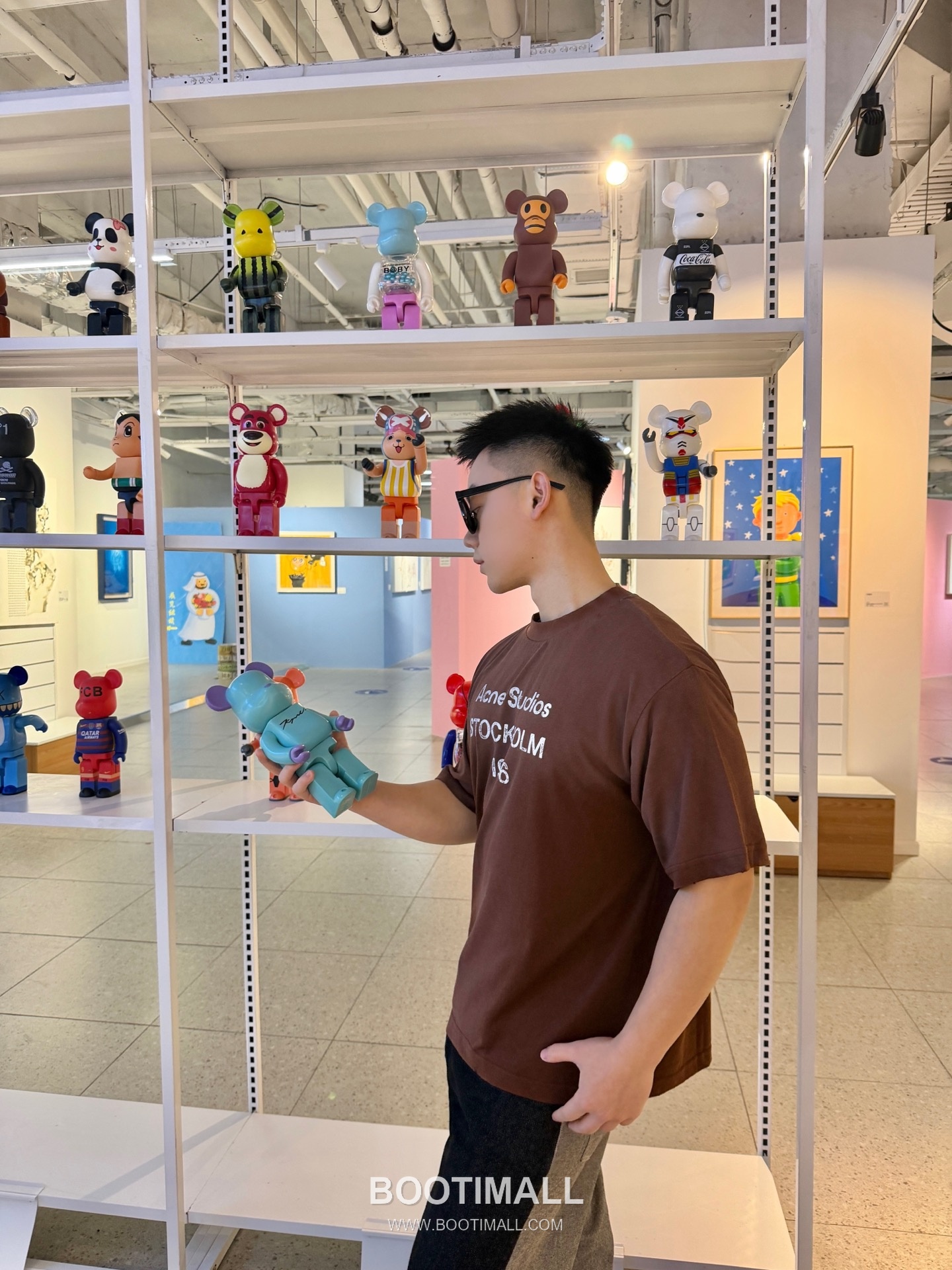 Acne Studios 2026 S/S Cotton Vintage Spray Print Logo T-Shirt 아크네스튜디오 2026SS 코튼 빈티지 스프레이 프린트 로고 티셔츠 3