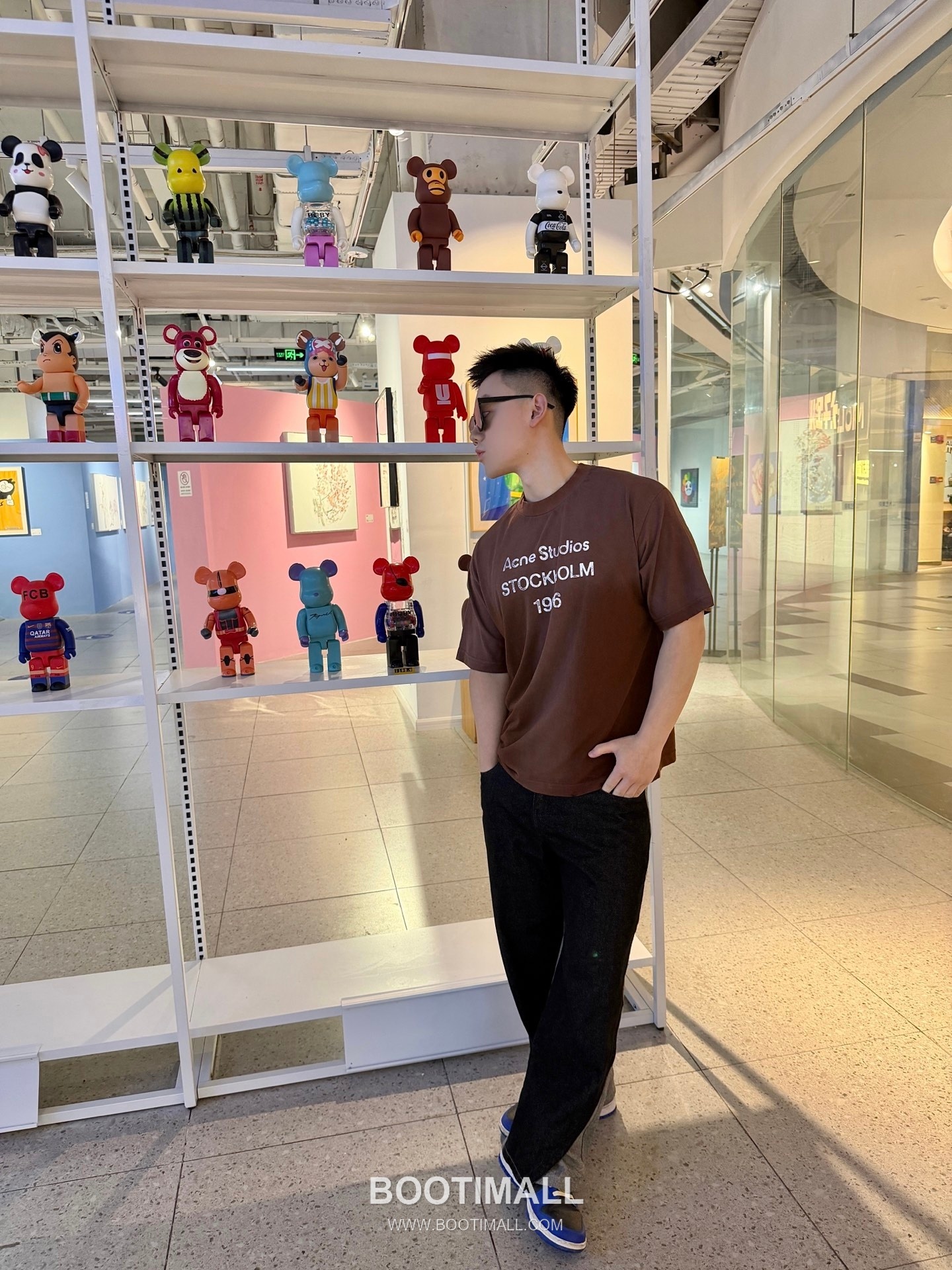 Acne Studios 2026 S/S Cotton Vintage Spray Print Logo T-Shirt 아크네스튜디오 2026SS 코튼 빈티지 스프레이 프린트 로고 티셔츠 8