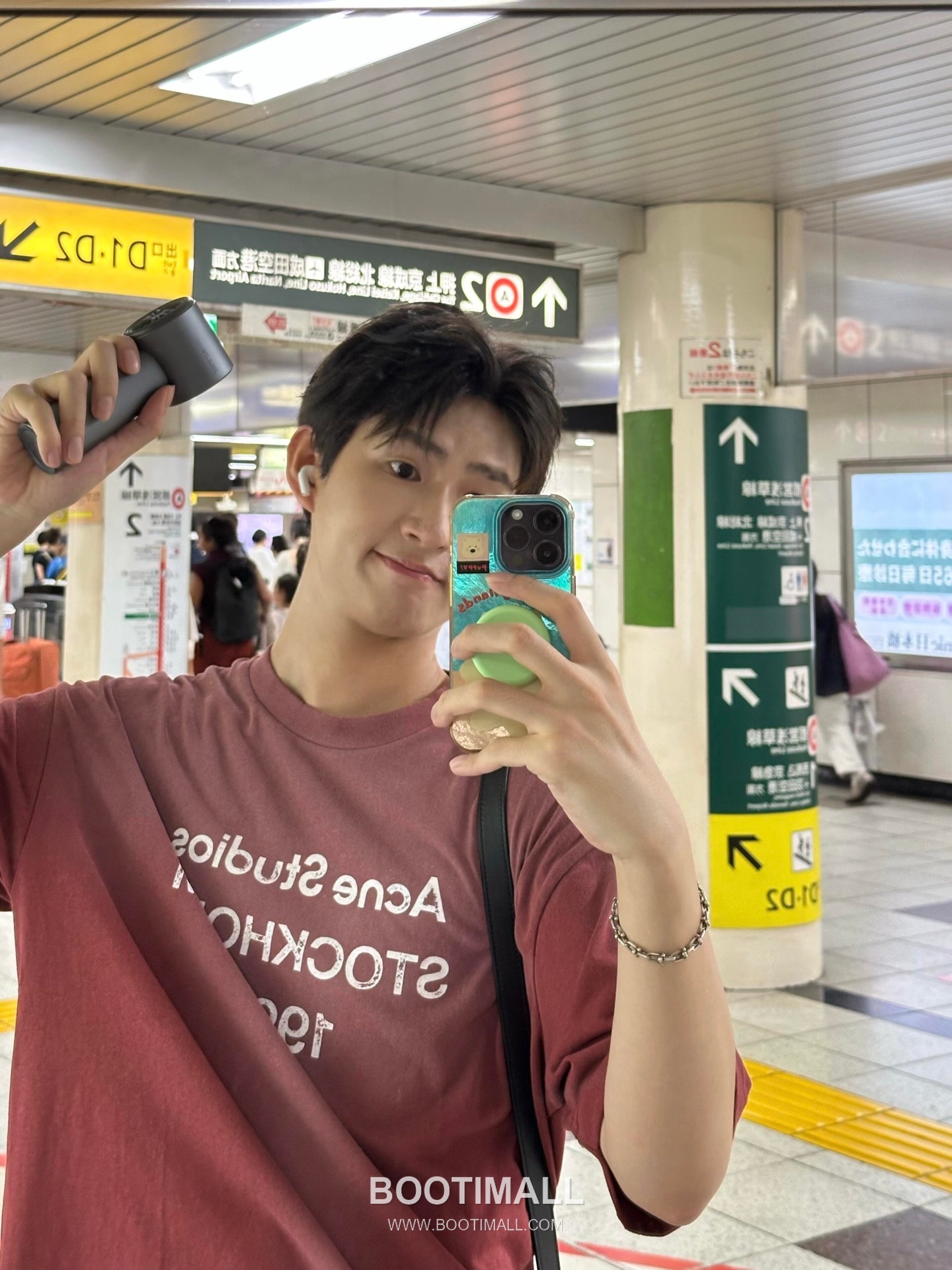 Acne Studios 2026 S/S Cotton Vintage Spray Print Logo T-Shirt 아크네스튜디오 2026SS 코튼 빈티지 스프레이 프린트 로고 티셔츠 9