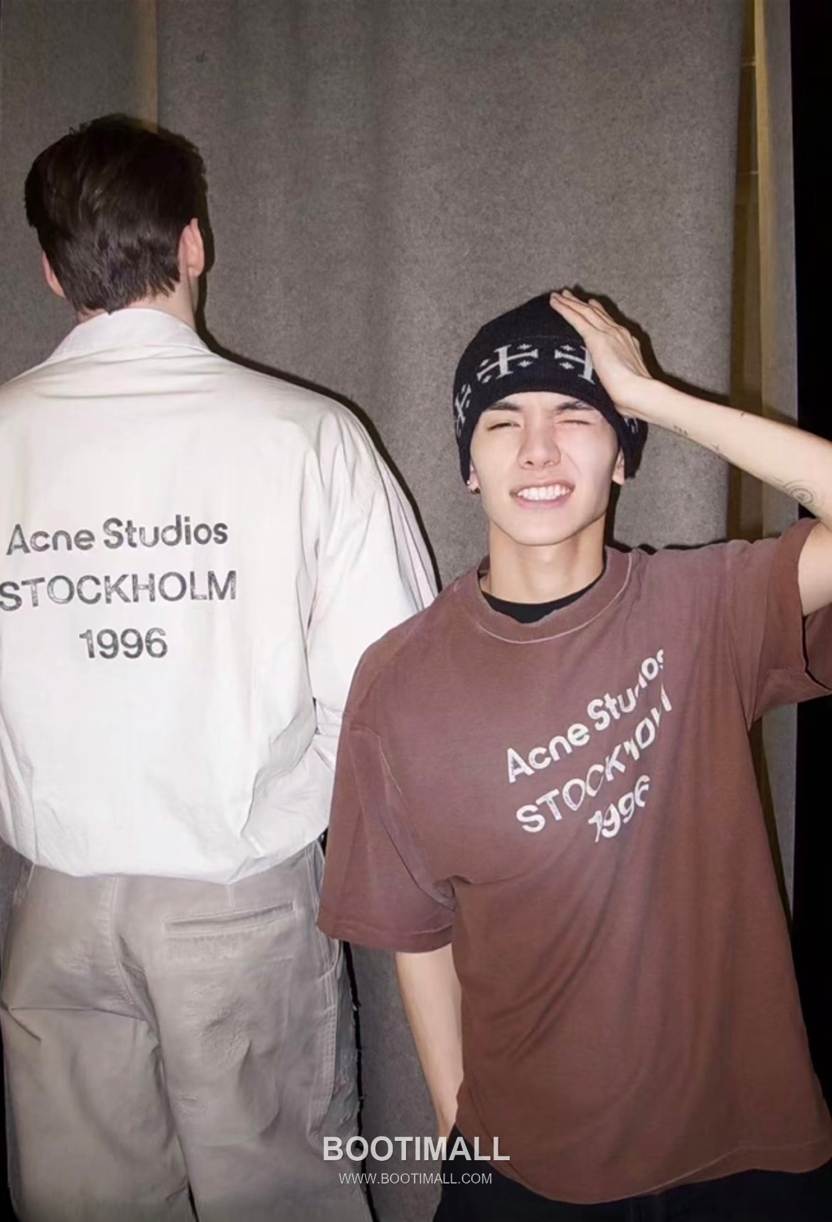 Acne Studios 2026 S/S Cotton Vintage Spray Print Logo T-Shirt 아크네스튜디오 2026SS 코튼 빈티지 스프레이 프린트 로고 티셔츠 10