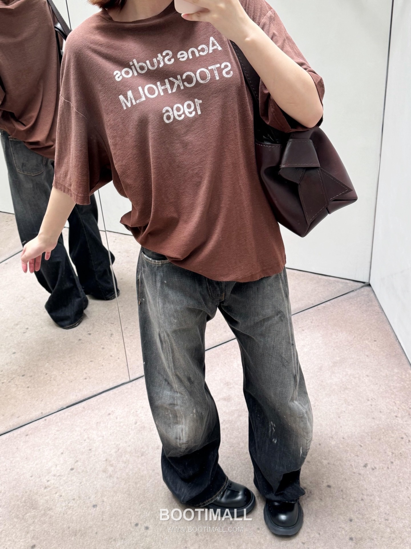 Acne Studios 2026 S/S Cotton Vintage Spray Print Logo T-Shirt 아크네스튜디오 2026SS 코튼 빈티지 스프레이 프린트 로고 티셔츠 14