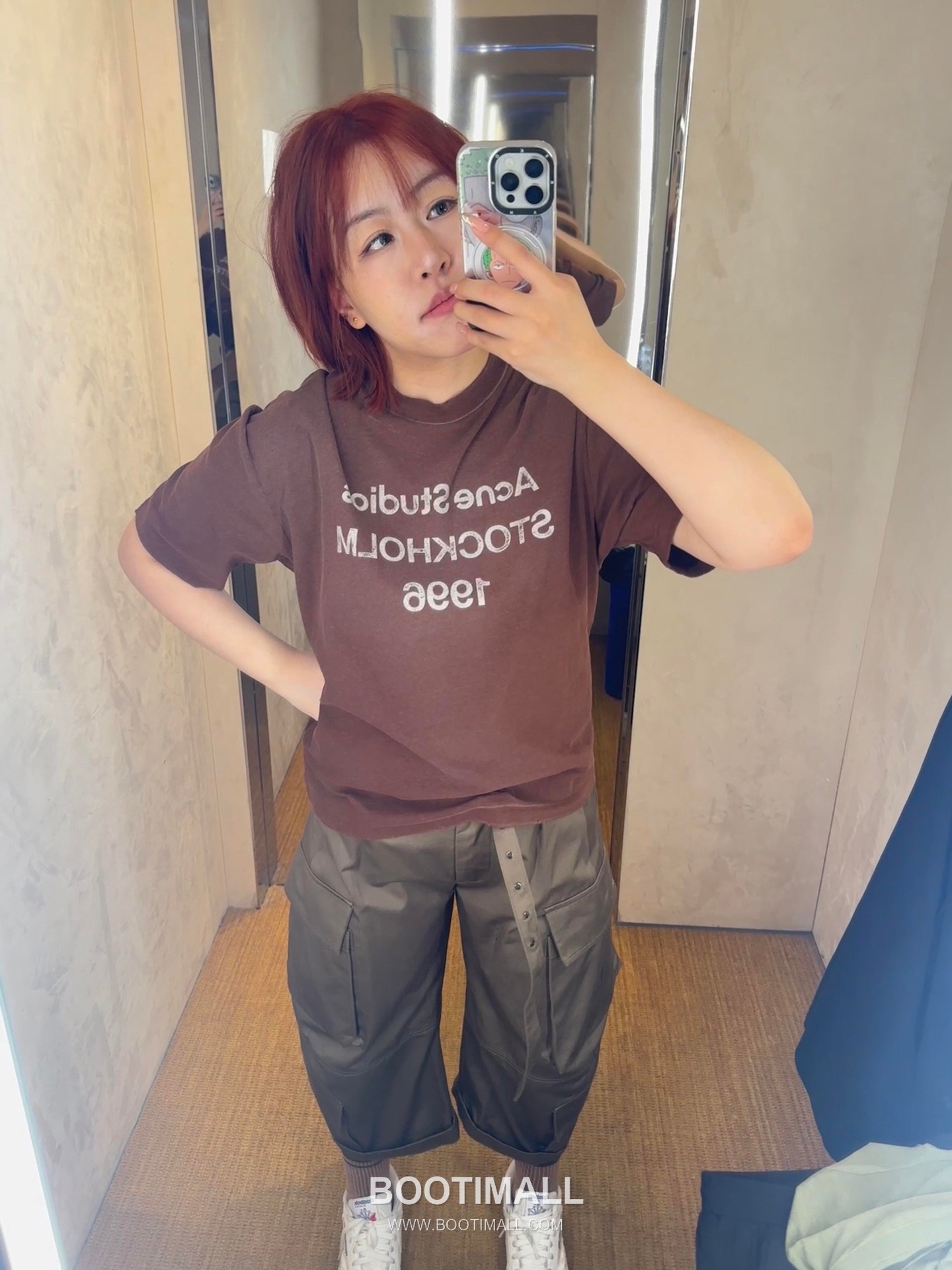 Acne Studios 2026 S/S Cotton Vintage Spray Print Logo T-Shirt 아크네스튜디오 2026SS 코튼 빈티지 스프레이 프린트 로고 티셔츠 19