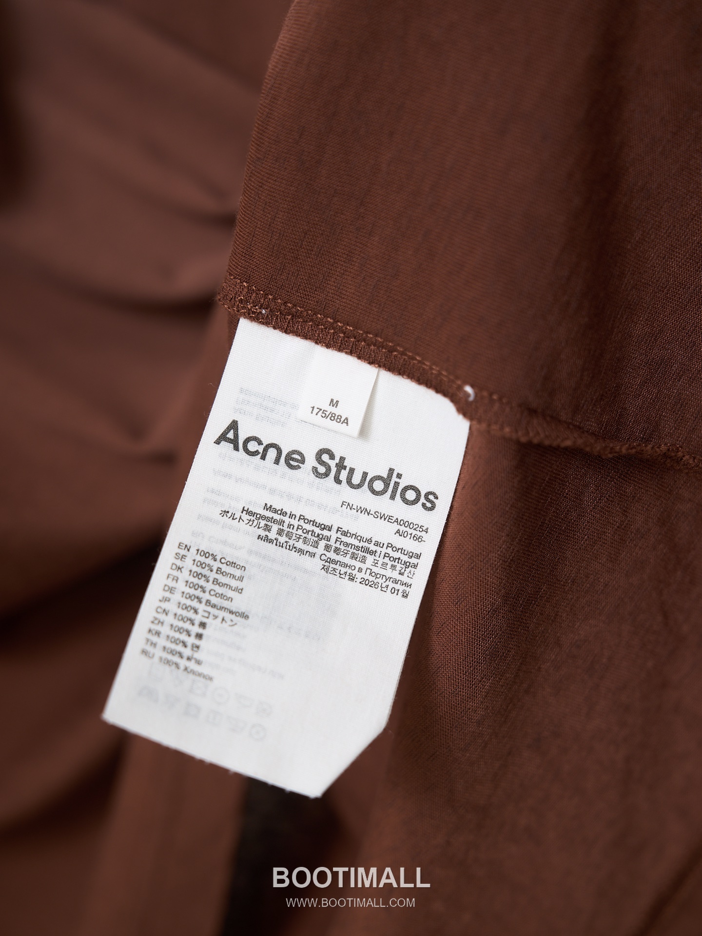 Acne Studios 2026 S/S Cotton Vintage Spray Print Logo T-Shirt 아크네스튜디오 2026SS 코튼 빈티지 스프레이 프린트 로고 티셔츠 29
