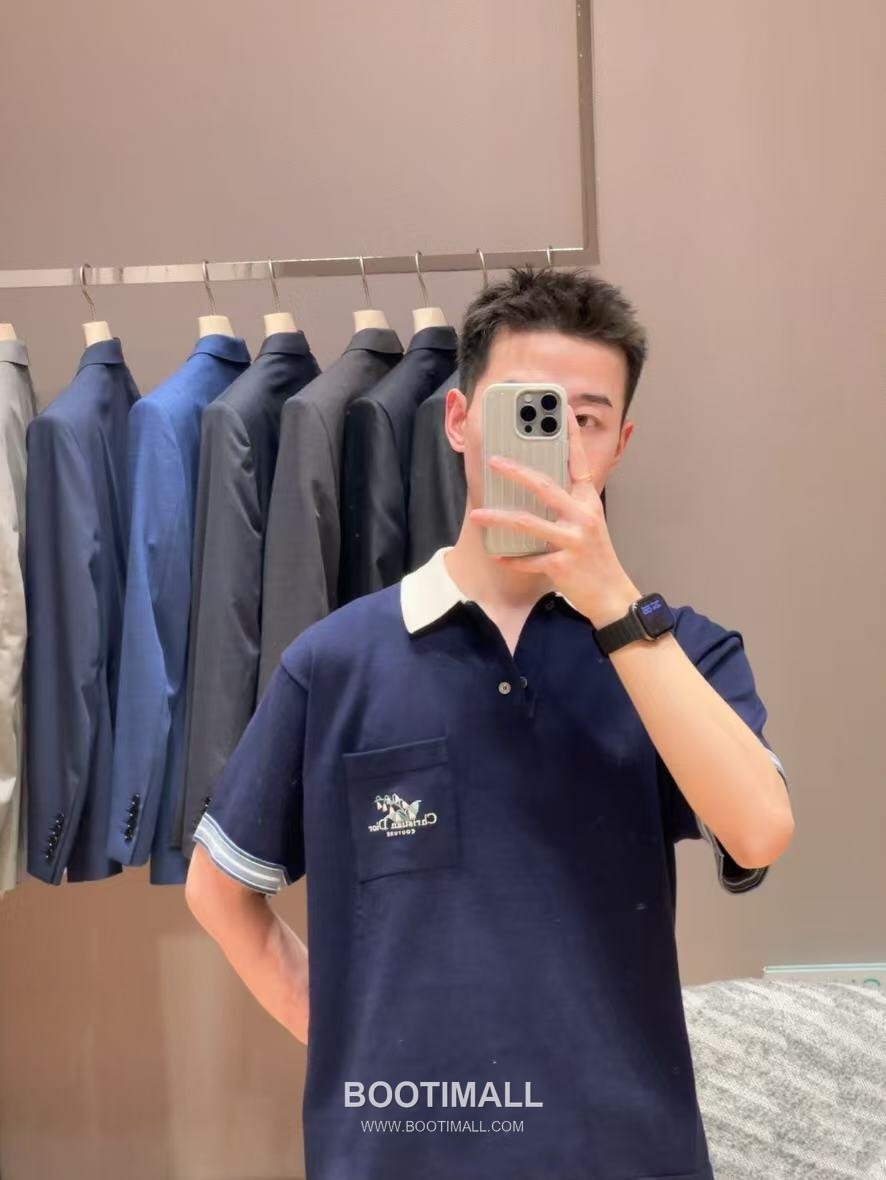 Dior 2026 S/S Cotton Embroidered Lily of the Valley Polo T-Shirt 디올 2026SS 코튼 자수 릴리오브더밸리 폴로 티셔츠 8