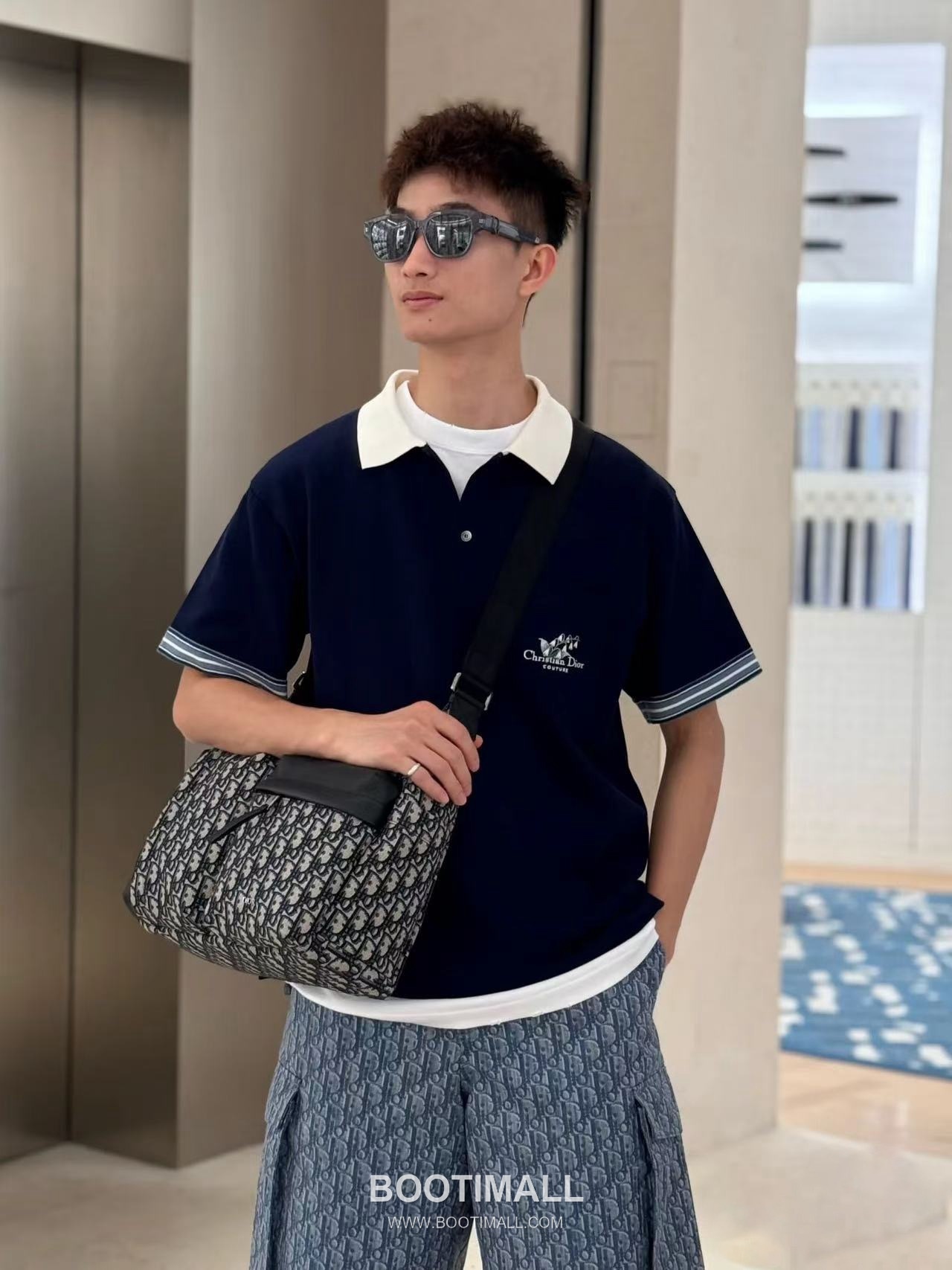 Dior 2026 S/S Cotton Embroidered Lily of the Valley Polo T-Shirt 디올 2026SS 코튼 자수 릴리오브더밸리 폴로 티셔츠 9