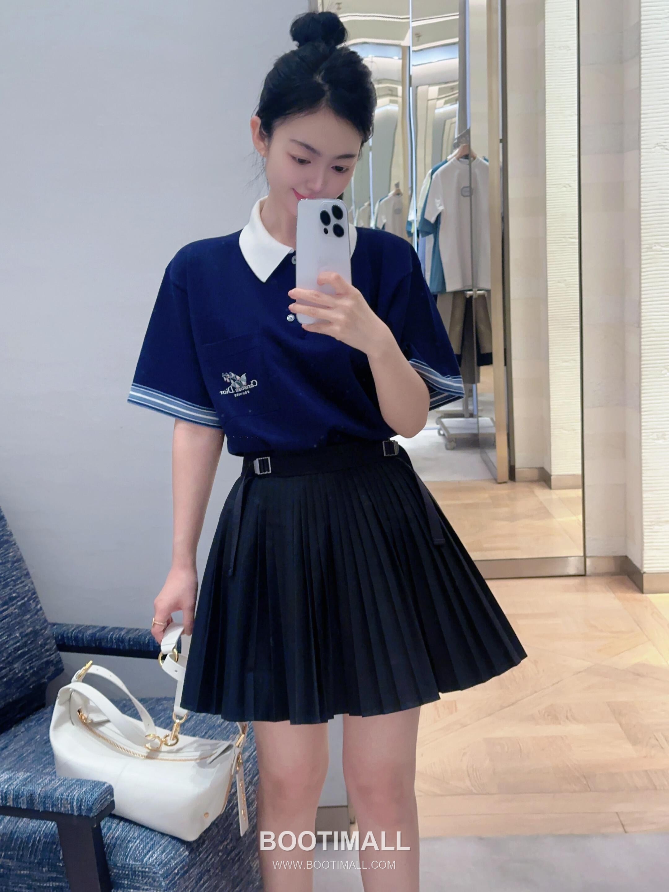 Dior 2026 S/S Cotton Embroidered Lily of the Valley Polo T-Shirt 디올 2026SS 코튼 자수 릴리오브더밸리 폴로 티셔츠 15