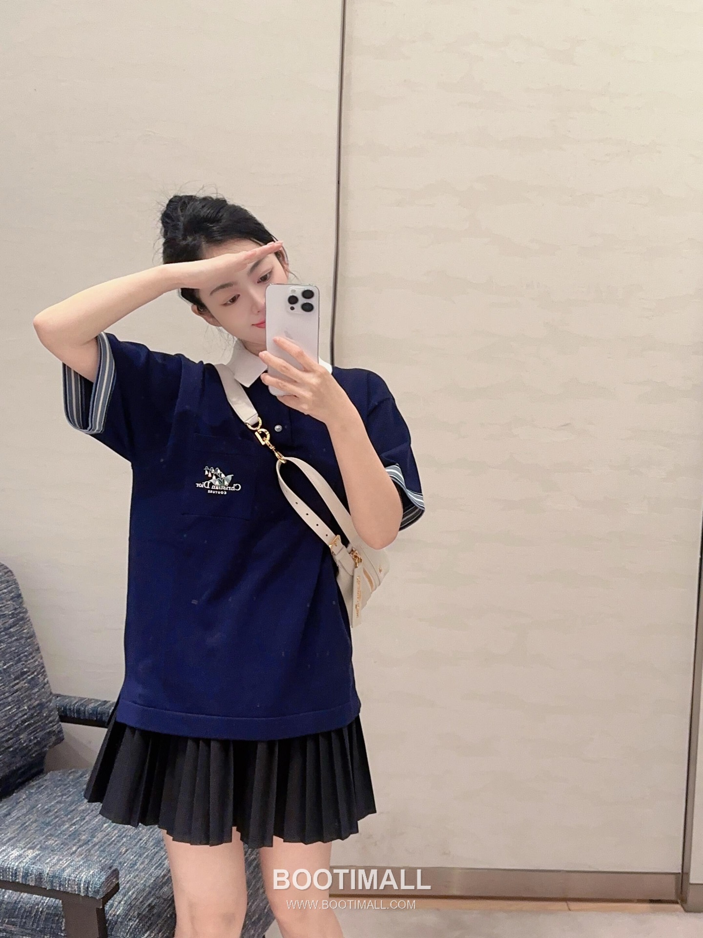 Dior 2026 S/S Cotton Embroidered Lily of the Valley Polo T-Shirt 디올 2026SS 코튼 자수 릴리오브더밸리 폴로 티셔츠 17