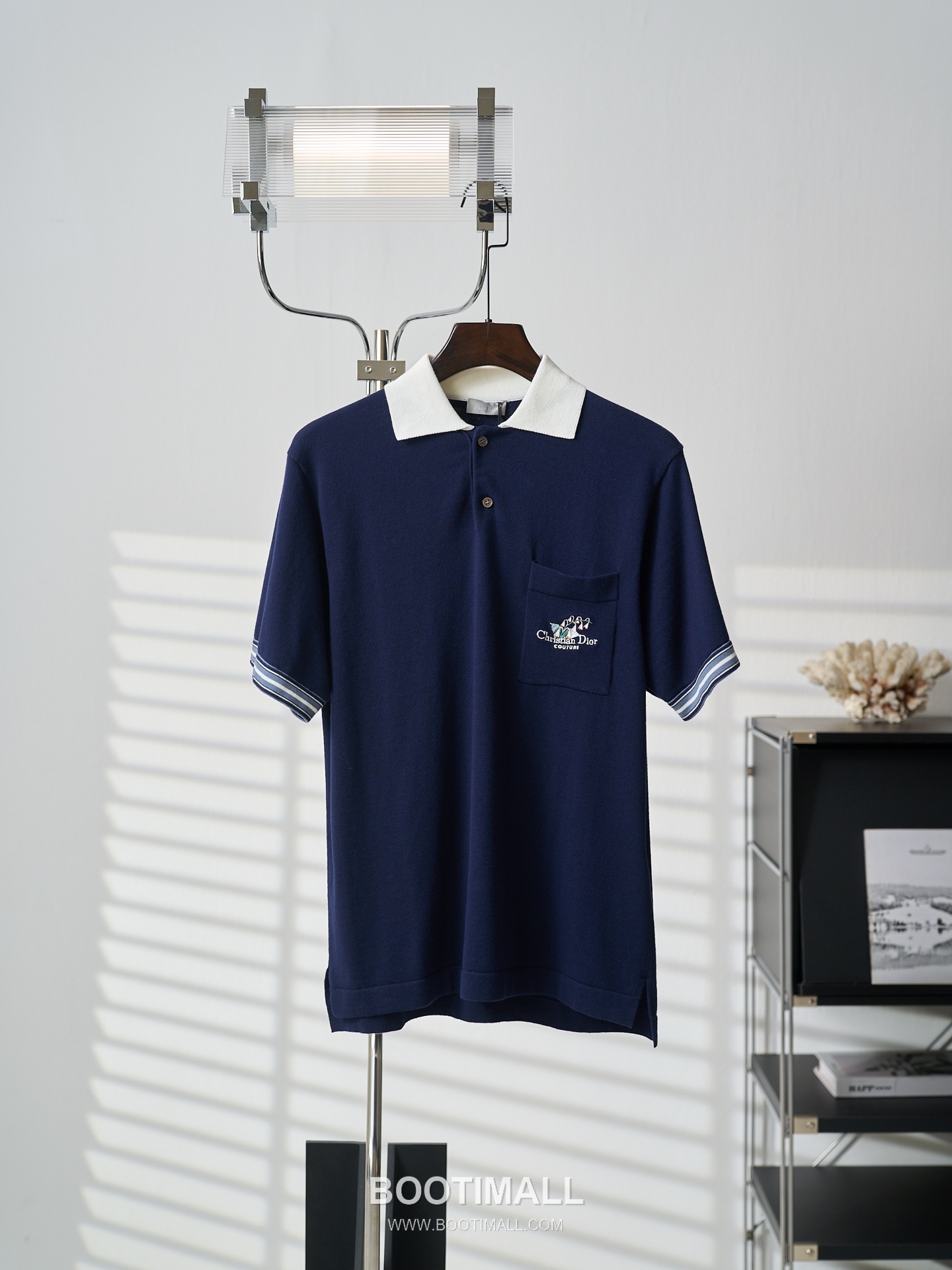 Dior 2026 S/S Cotton Embroidered Lily of the Valley Polo T-Shirt 디올 2026SS 코튼 자수 릴리오브더밸리 폴로 티셔츠 19