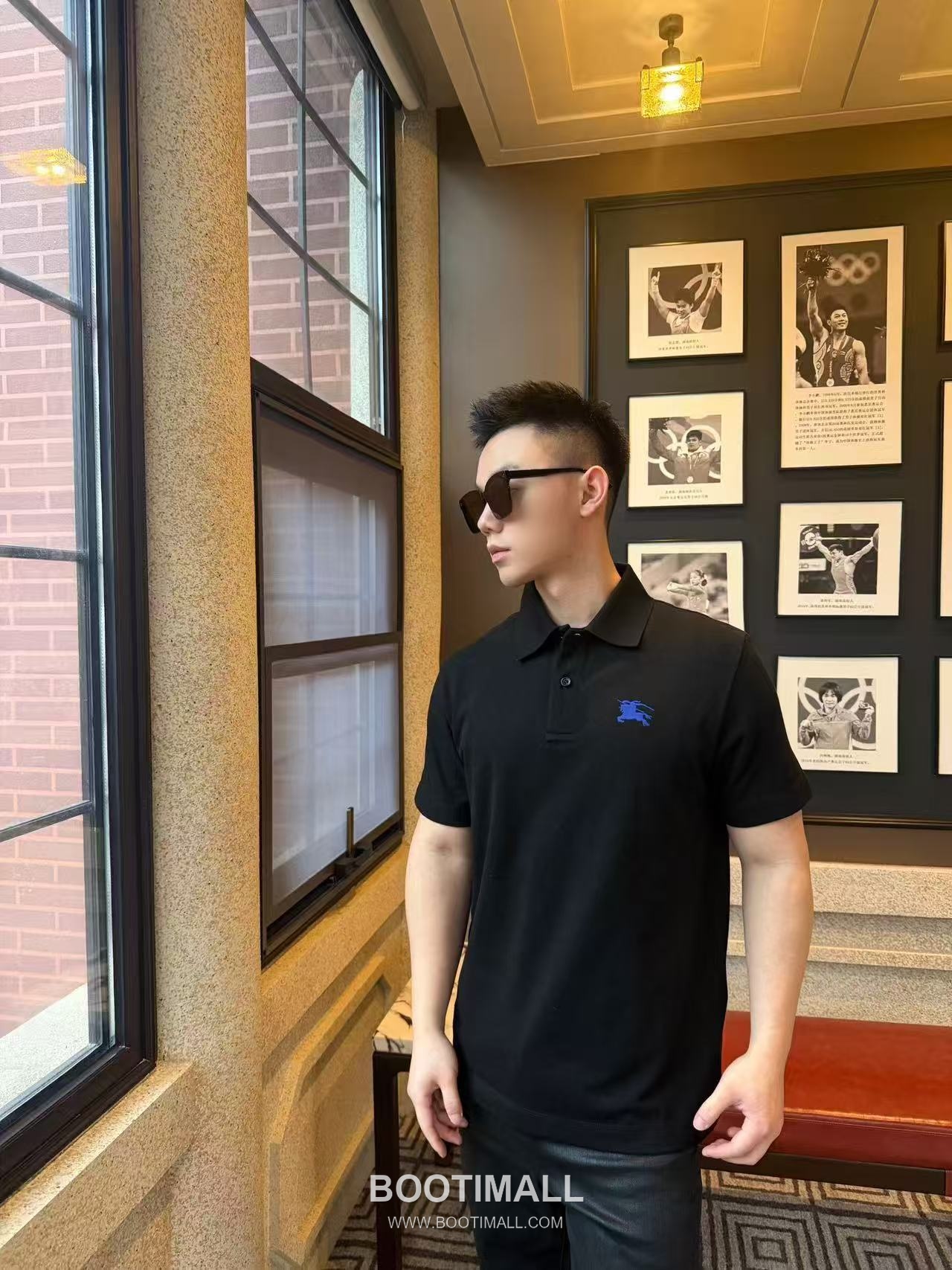 Burberry 2026 S/S Cotton Piqué Embroidered Equestrian Polo T-Shirt 버버리 2026SS 코튼 피케 자수 승마 로고 폴로 티셔츠 6