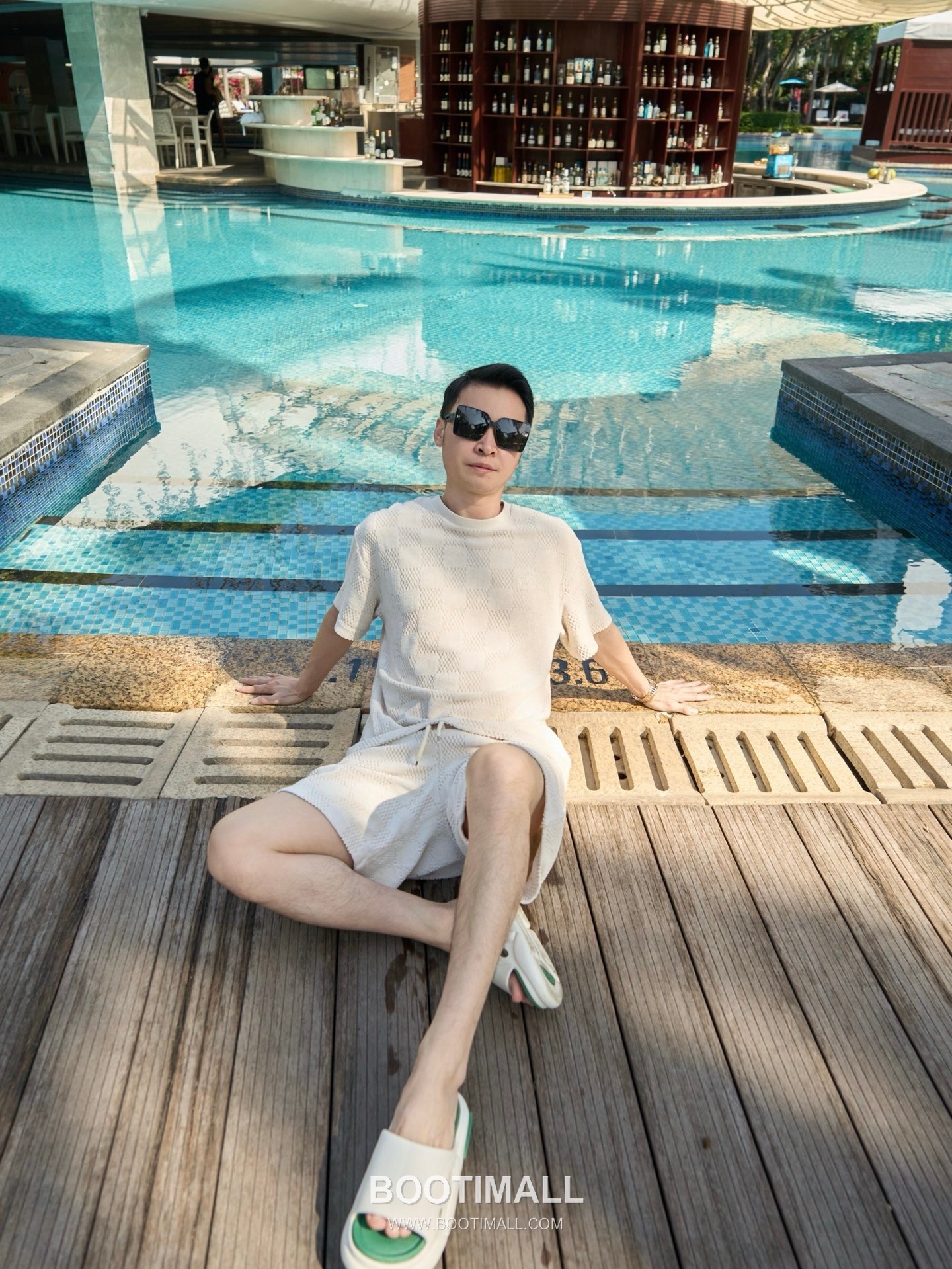 Louis Vuitton 2026 S/S Cotton Damier Jacquard Drawstring Shorts 루이비통 2026SS 코튼 다미에 자카드 드로스트링 쇼츠 3