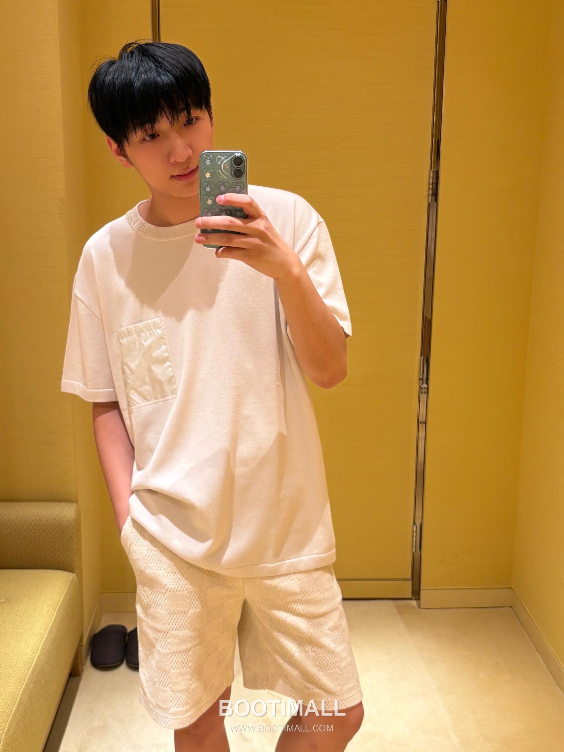 Louis Vuitton 2026 S/S Cotton Damier Jacquard Drawstring Shorts 루이비통 2026SS 코튼 다미에 자카드 드로스트링 쇼츠 4