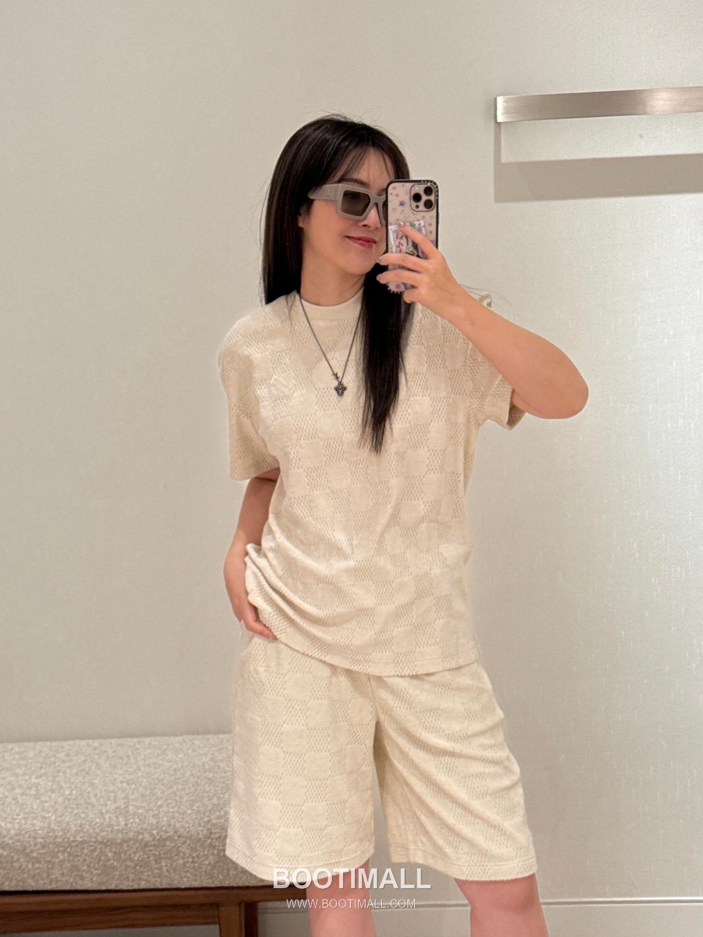 Louis Vuitton 2026 S/S Cotton Damier Jacquard Drawstring Shorts 루이비통 2026SS 코튼 다미에 자카드 드로스트링 쇼츠 12