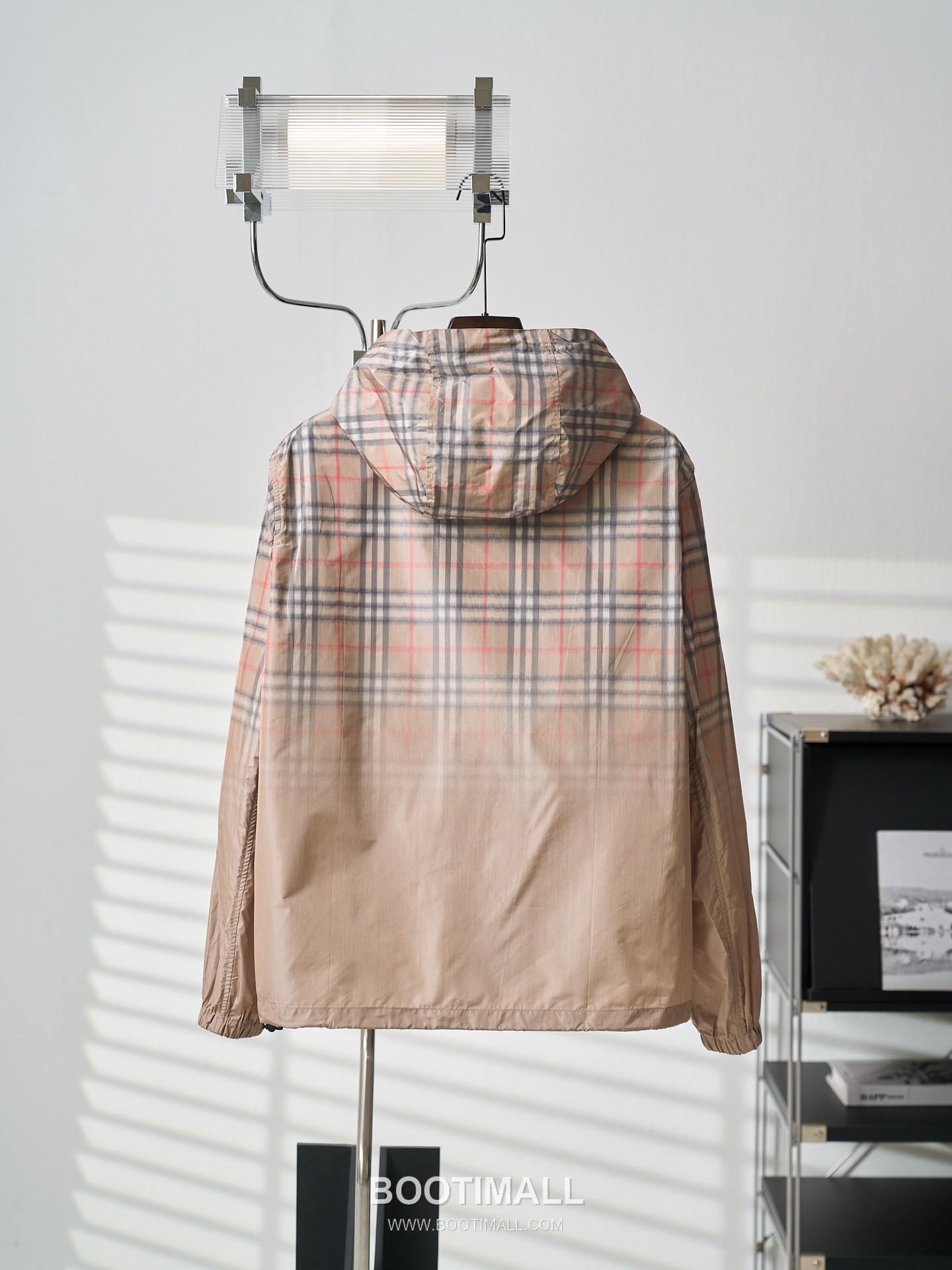 Burberry 2026 S/S Cotton Blend Gradient Check Zip Hoodie Jacket 버버리 2026SS 코튼 혼방 그라데이션 체크 집업 후드 재킷 6