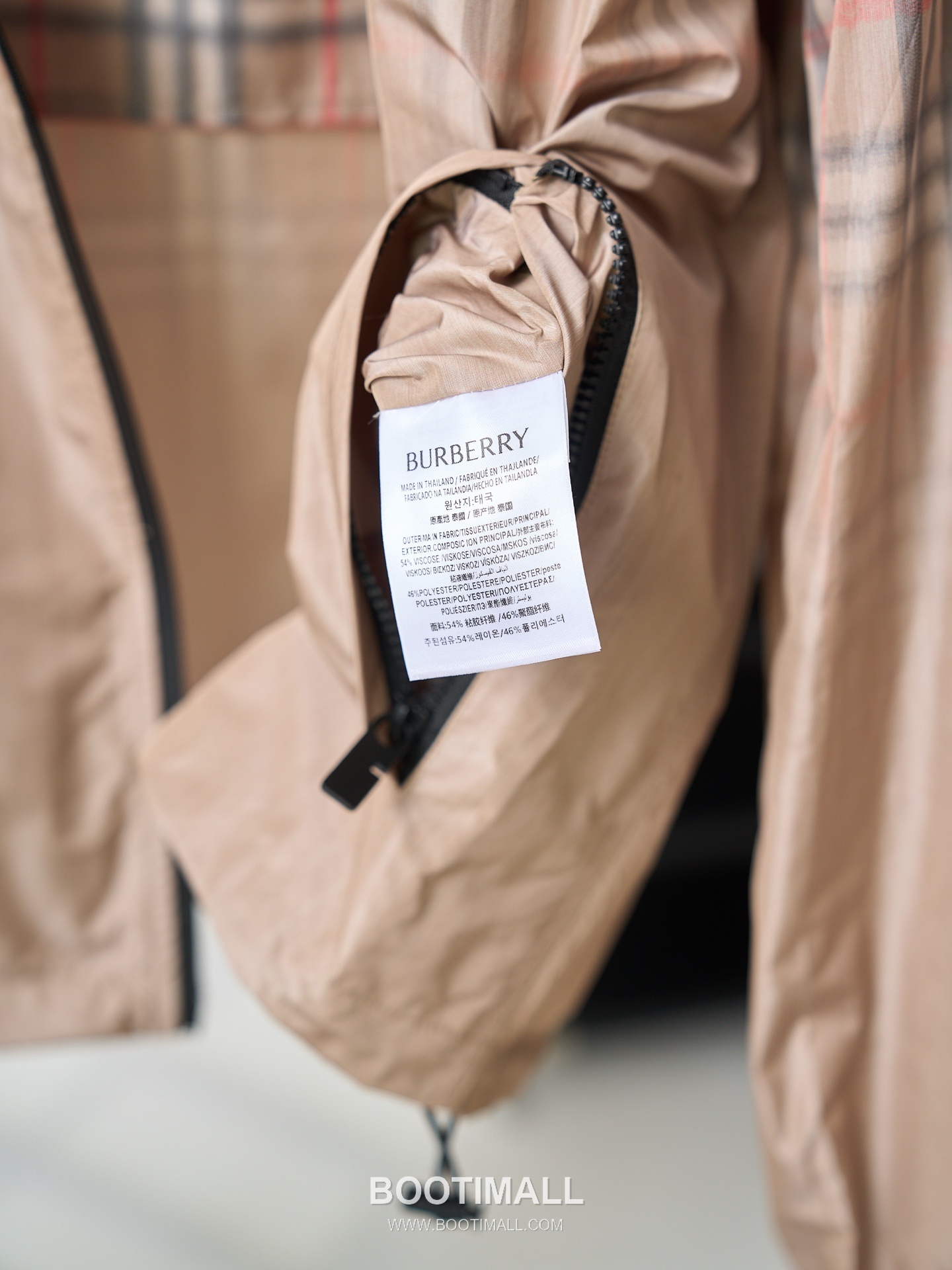 Burberry 2026 S/S Cotton Blend Gradient Check Zip Hoodie Jacket 버버리 2026SS 코튼 혼방 그라데이션 체크 집업 후드 재킷 13