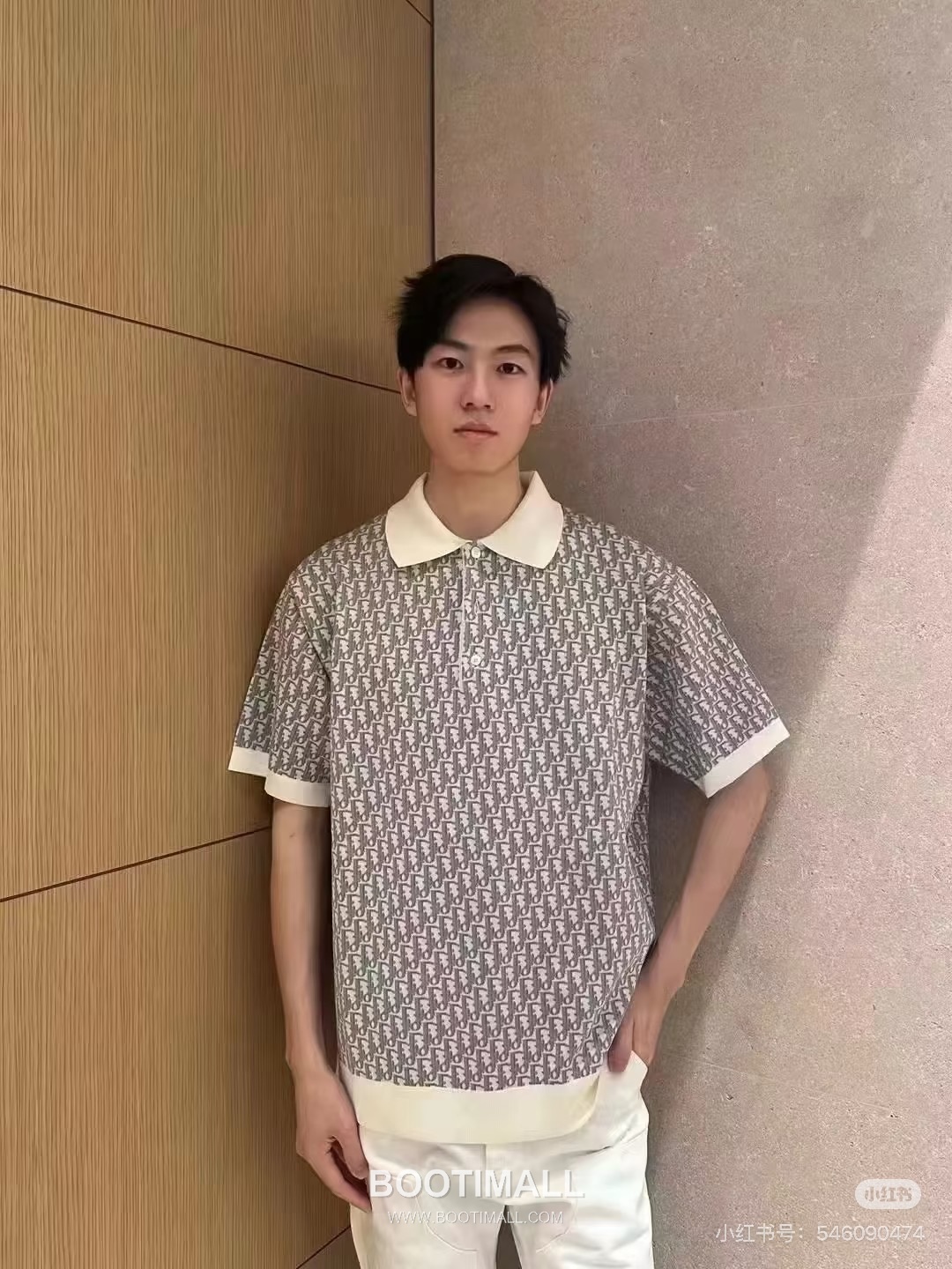 Dior 2026 S/S Cotton Monogram Knit Polo T-Shirt 디올 2026SS 코튼 모노그램 니트 폴로 티셔츠 1