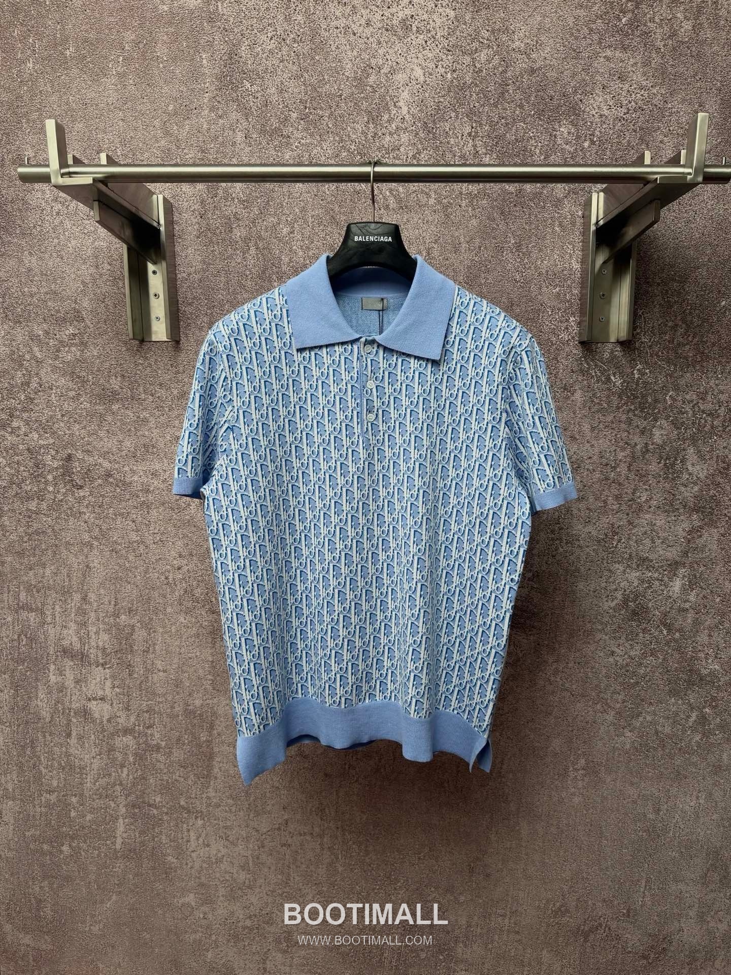 Dior 2026 S/S Cotton Monogram Knit Polo T-Shirt 디올 2026SS 코튼 모노그램 니트 폴로 티셔츠 1
