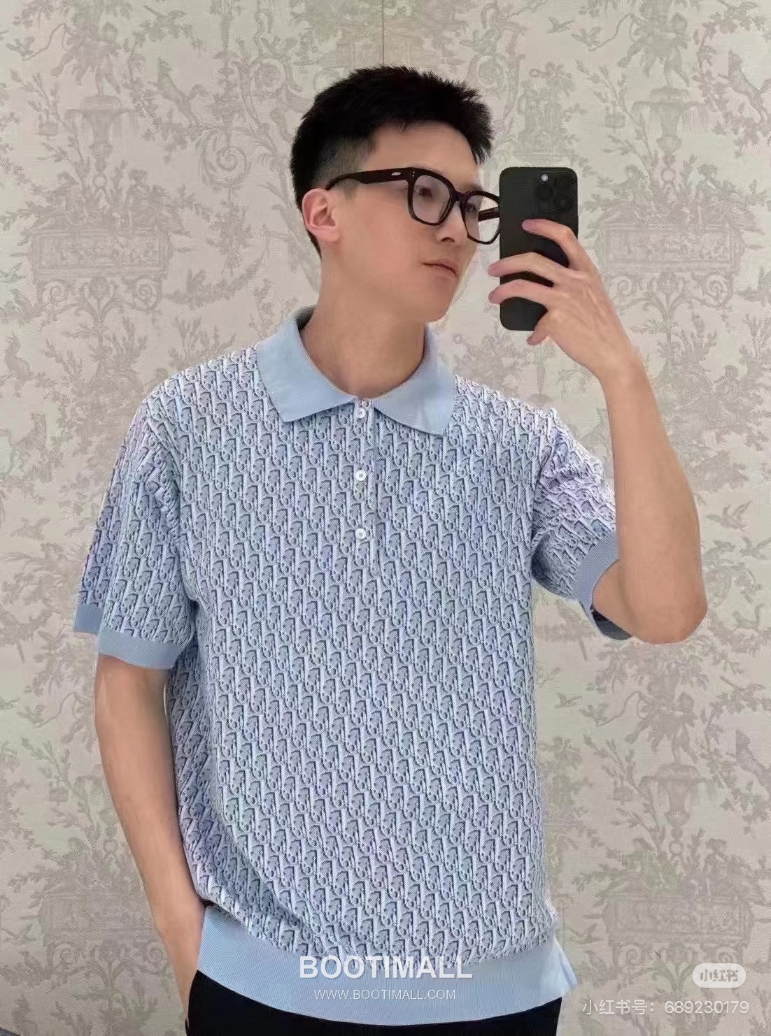 Dior 2026 S/S Cotton Monogram Knit Polo T-Shirt 디올 2026SS 코튼 모노그램 니트 폴로 티셔츠 13