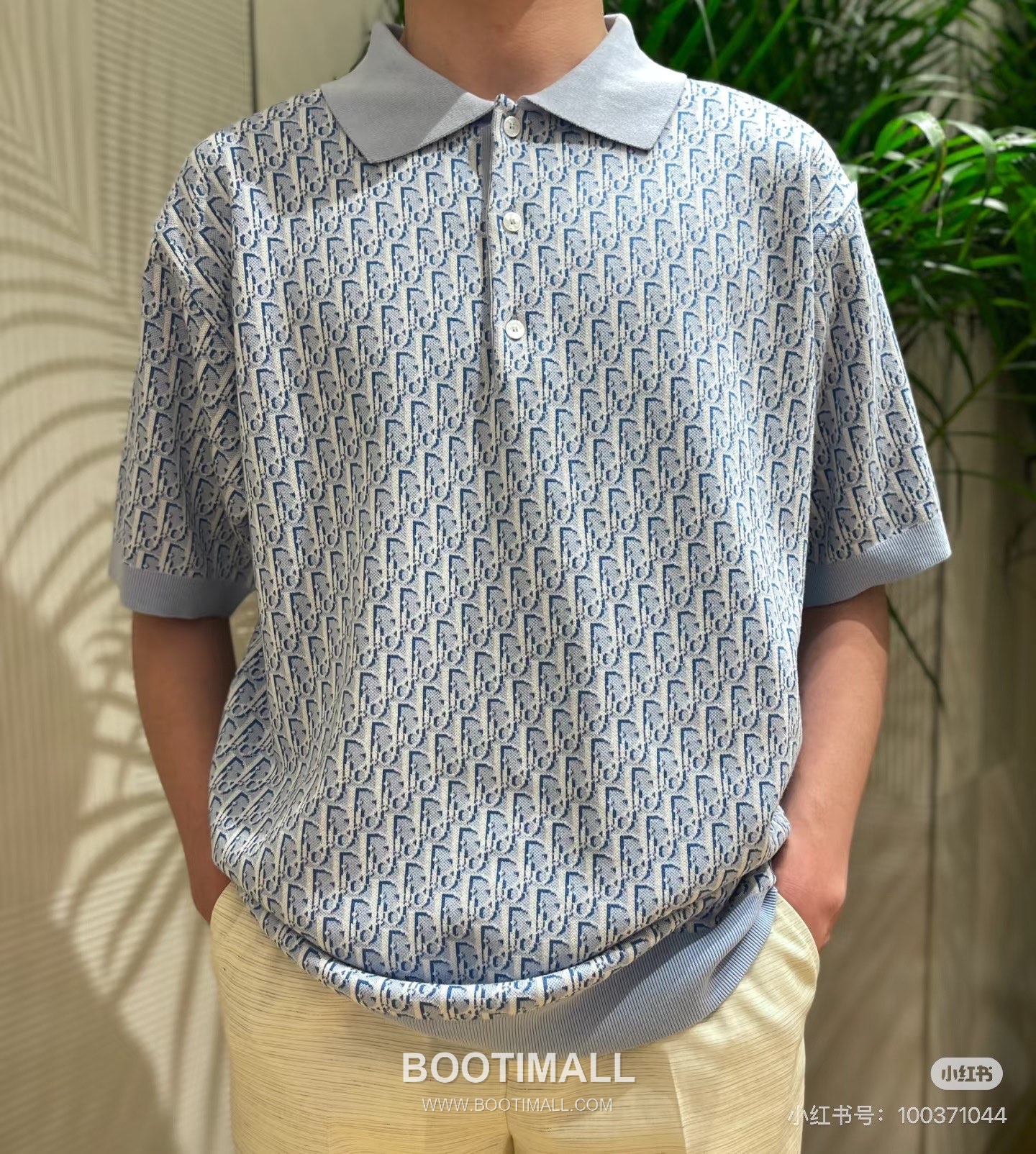 Dior 2026 S/S Cotton Monogram Knit Polo T-Shirt 디올 2026SS 코튼 모노그램 니트 폴로 티셔츠 15