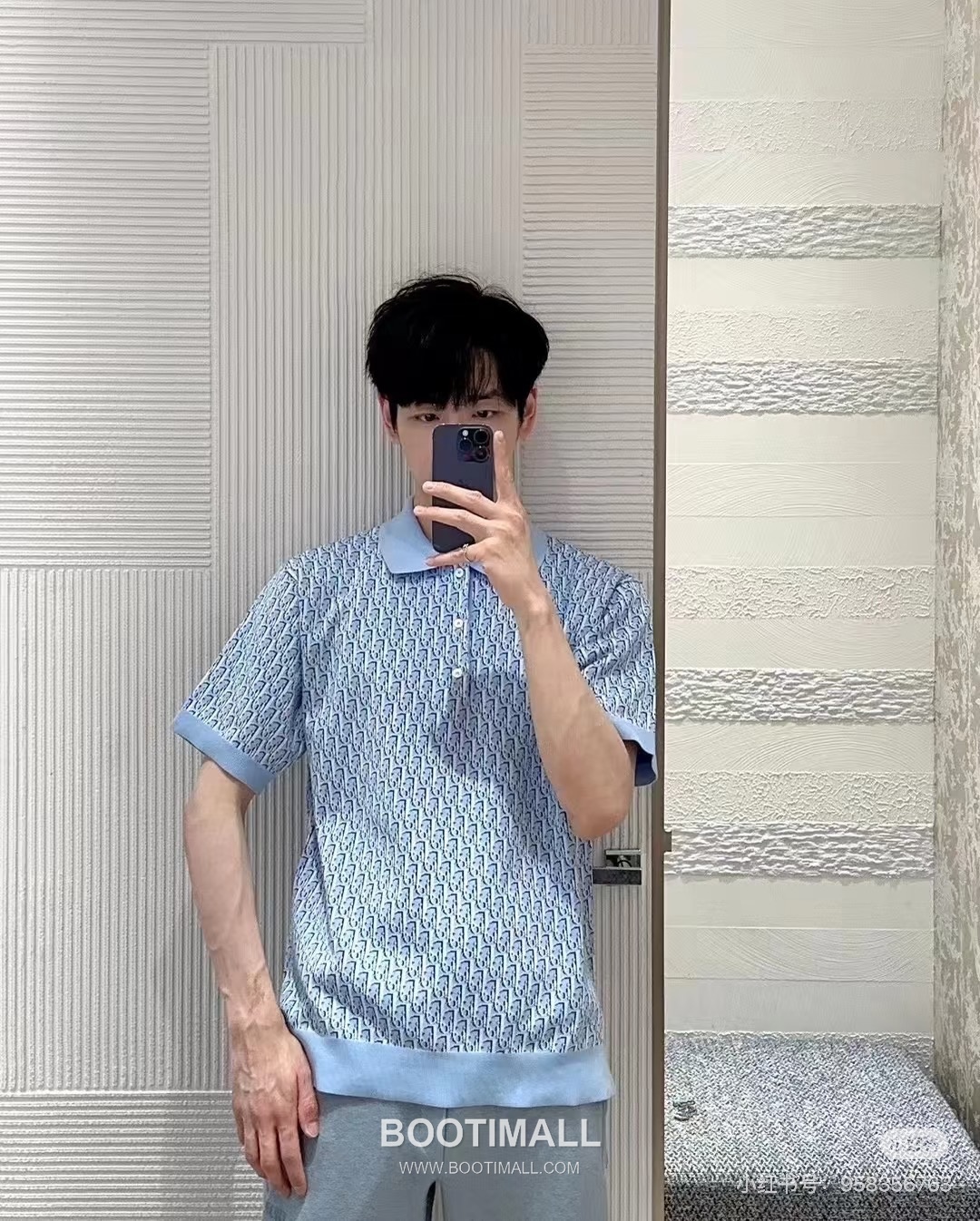 Dior 2026 S/S Cotton Monogram Knit Polo T-Shirt 디올 2026SS 코튼 모노그램 니트 폴로 티셔츠 16