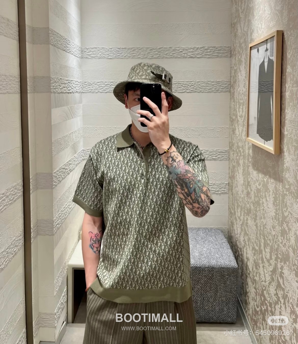 Dior 2026 S/S Cotton Monogram Knit Polo T-Shirt 디올 2026SS 코튼 모노그램 니트 폴로 티셔츠 1