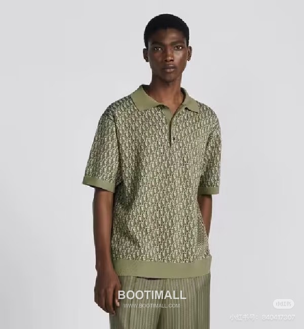 Dior 2026 S/S Cotton Monogram Knit Polo T-Shirt 디올 2026SS 코튼 모노그램 니트 폴로 티셔츠 6