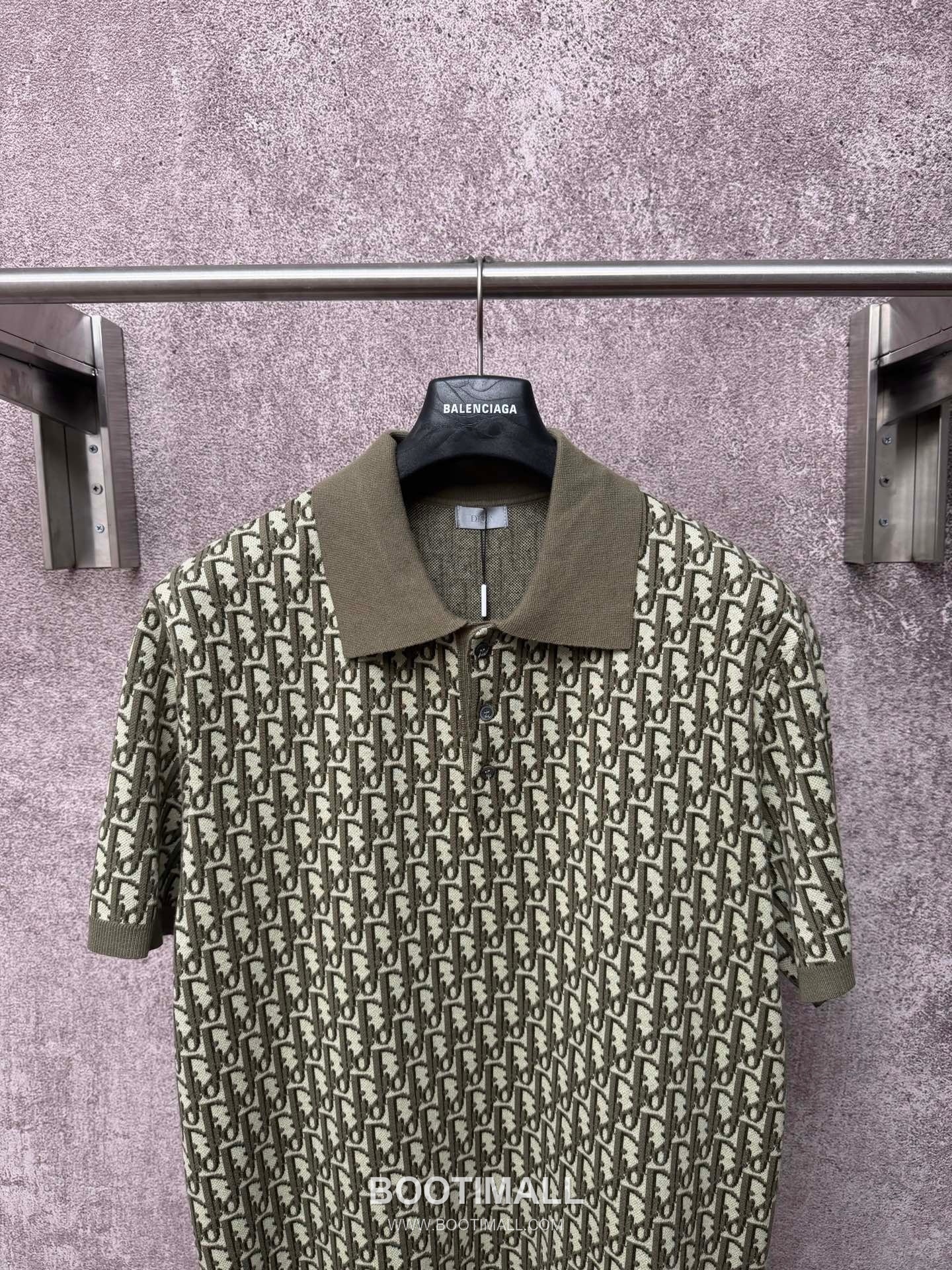 Dior 2026 S/S Cotton Monogram Knit Polo T-Shirt 디올 2026SS 코튼 모노그램 니트 폴로 티셔츠 9