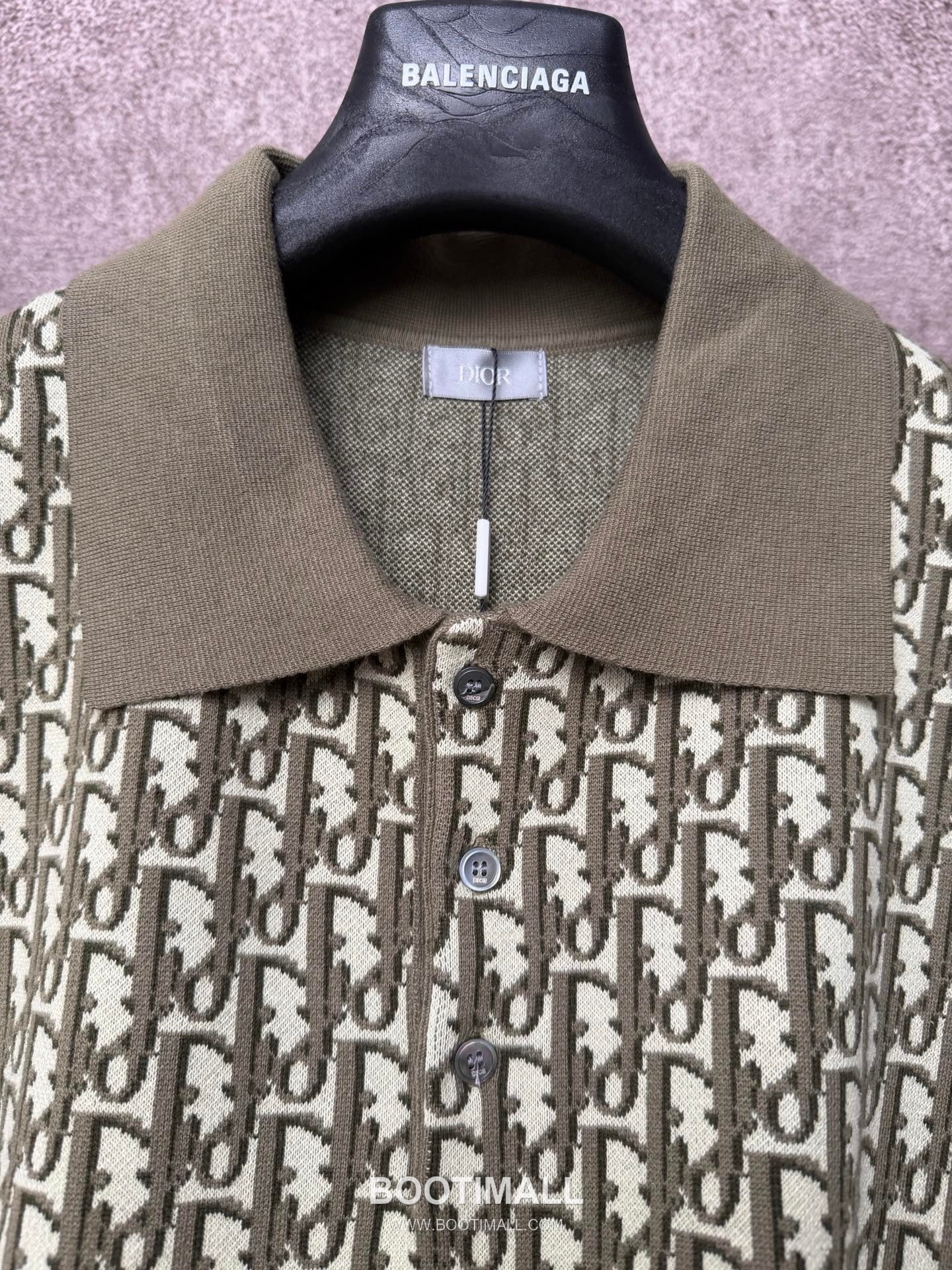 Dior 2026 S/S Cotton Monogram Knit Polo T-Shirt 디올 2026SS 코튼 모노그램 니트 폴로 티셔츠 14