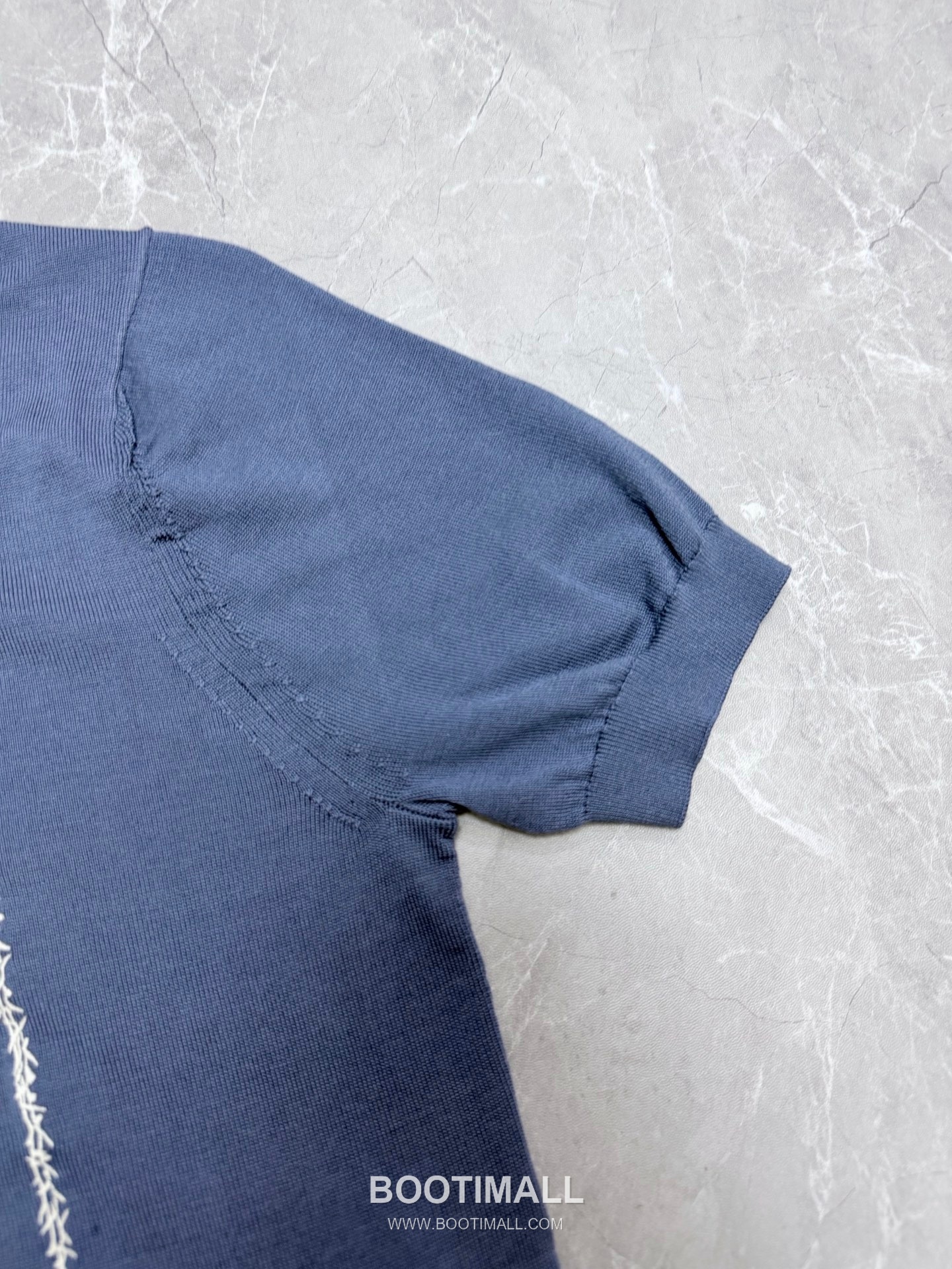 Dior 2026 S/S Silk Knit Literary Print Ribbed T-Shirt 디올 2026SS 실크 니트 문학 프린트 리브 티셔츠 4