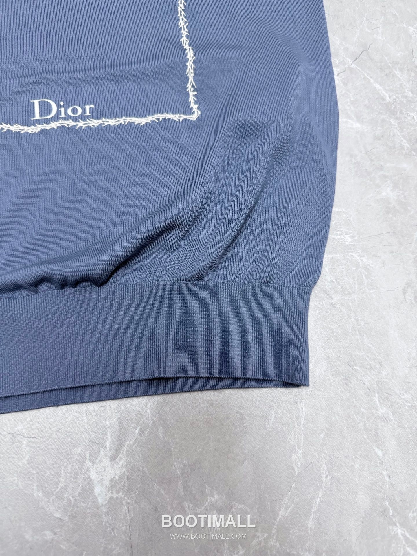 Dior 2026 S/S Silk Knit Literary Print Ribbed T-Shirt 디올 2026SS 실크 니트 문학 프린트 리브 티셔츠 7