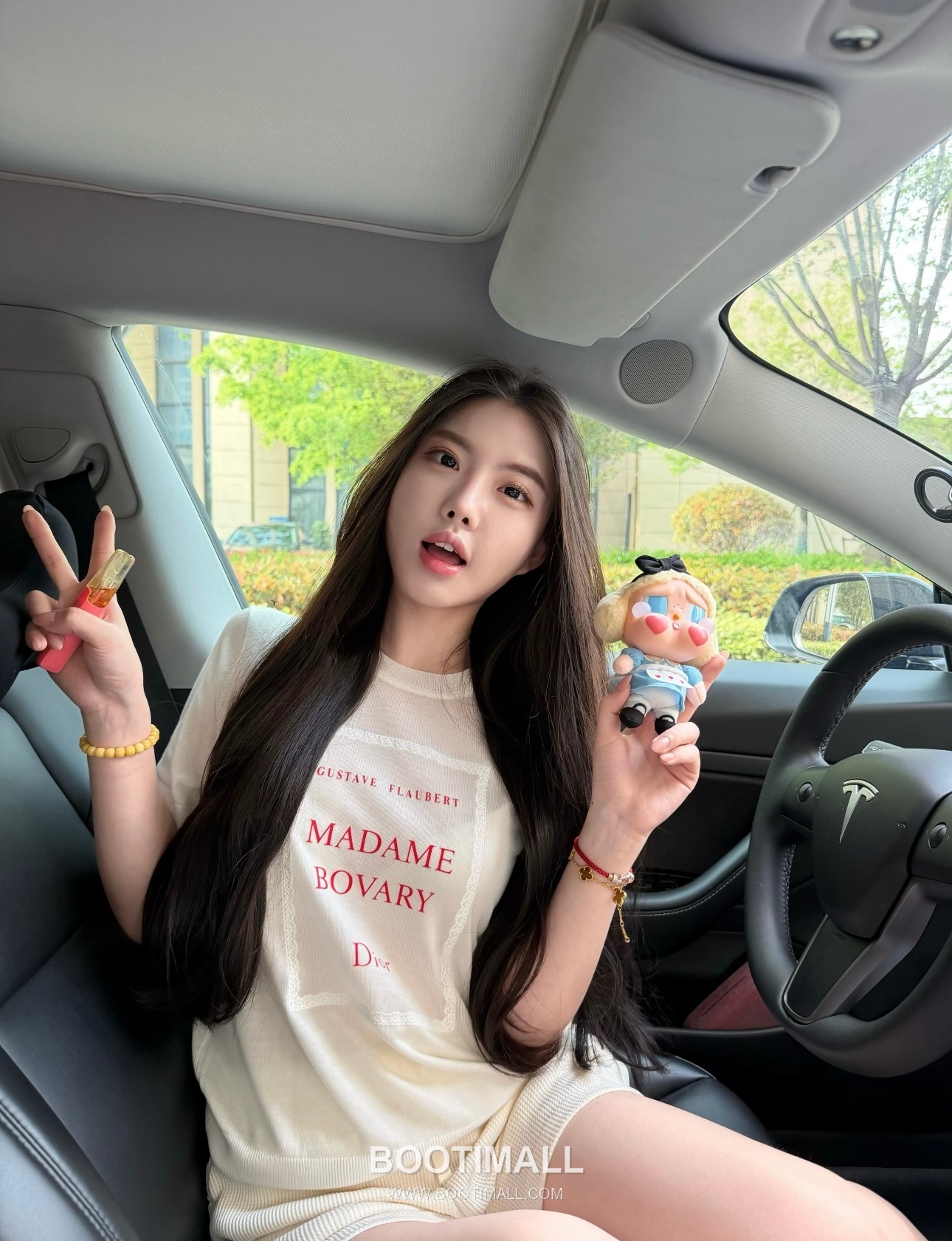 Dior 2026 S/S Silk Knit Literary Print Ribbed T-Shirt 디올 2026SS 실크 니트 문학 프린트 리브 티셔츠 1