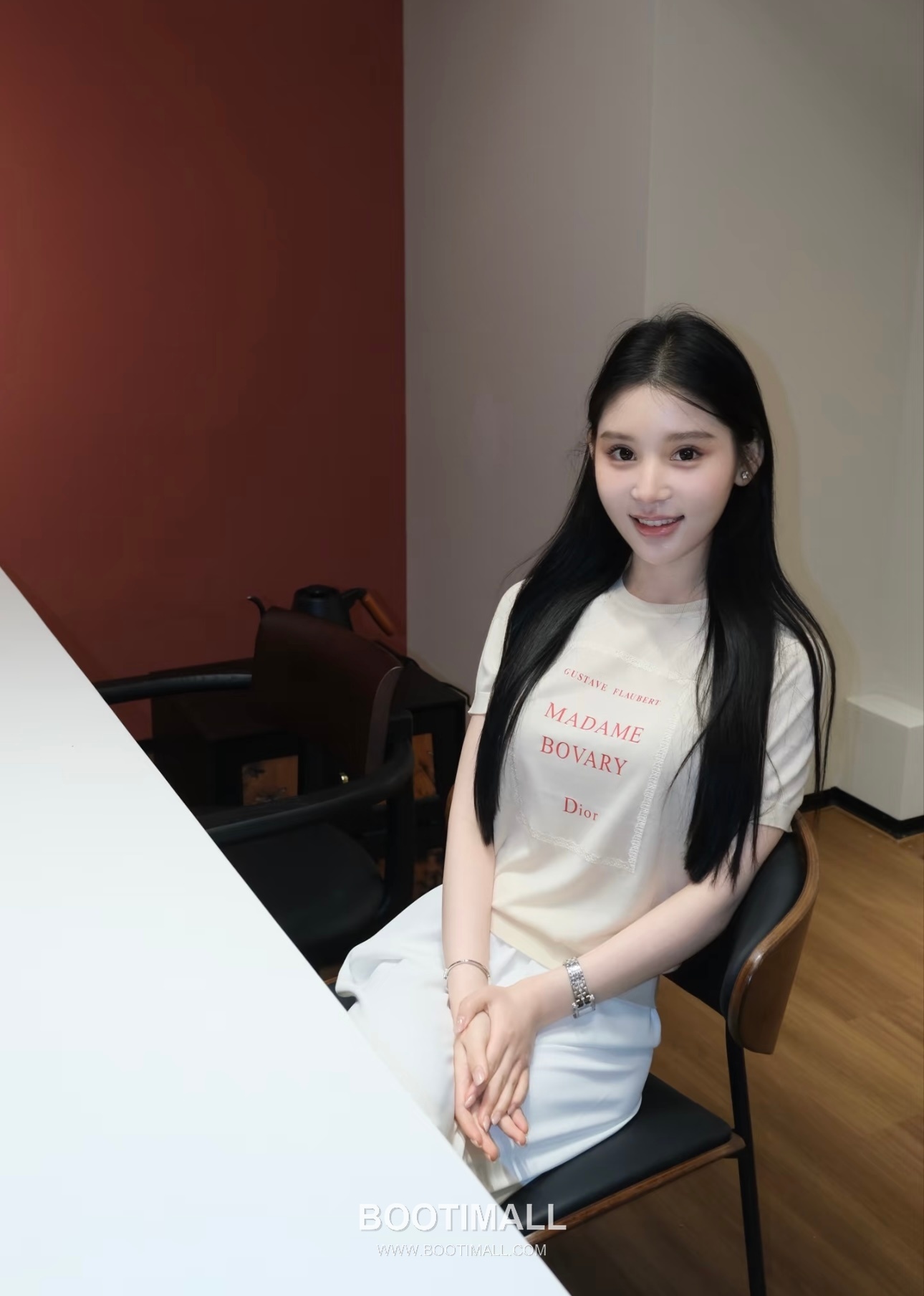 Dior 2026 S/S Silk Knit Literary Print Ribbed T-Shirt 디올 2026SS 실크 니트 문학 프린트 리브 티셔츠 3