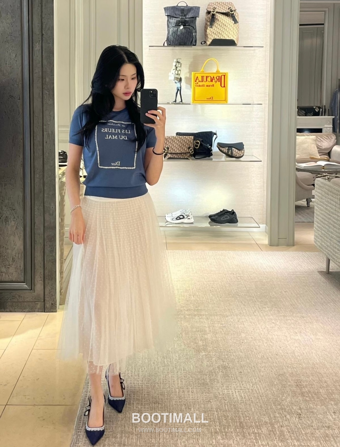 Dior 2026 S/S Silk Knit Literary Print Ribbed T-Shirt 디올 2026SS 실크 니트 문학 프린트 리브 티셔츠 7