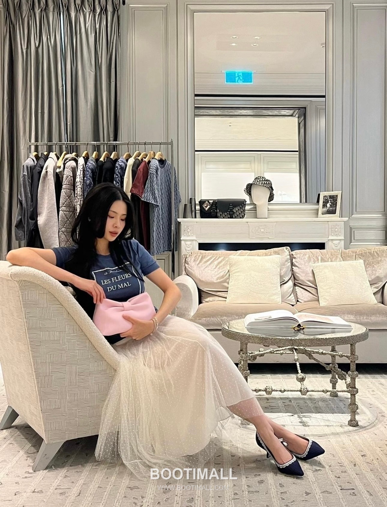 Dior 2026 S/S Silk Knit Literary Print Ribbed T-Shirt 디올 2026SS 실크 니트 문학 프린트 리브 티셔츠 8