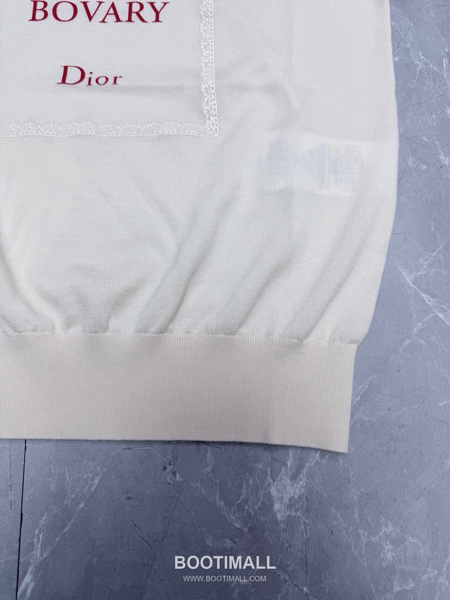 Dior 2026 S/S Silk Knit Literary Print Ribbed T-Shirt 디올 2026SS 실크 니트 문학 프린트 리브 티셔츠 15