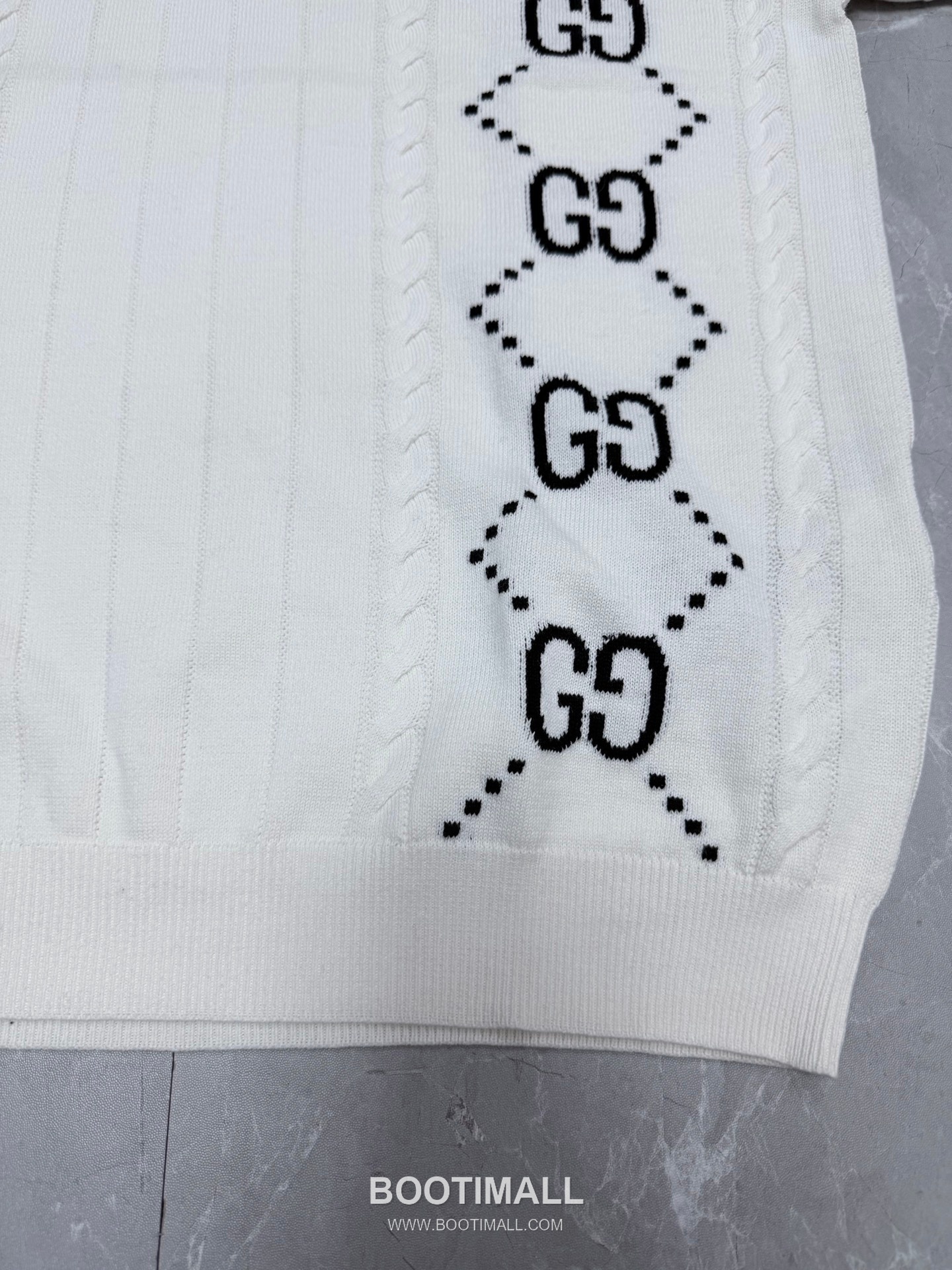 Gucci 2026 S/S Cotton GG Intarsia Polo T-Shirt 구찌 2026SS 코튼 GG 인타르시아 폴로 티셔츠 7