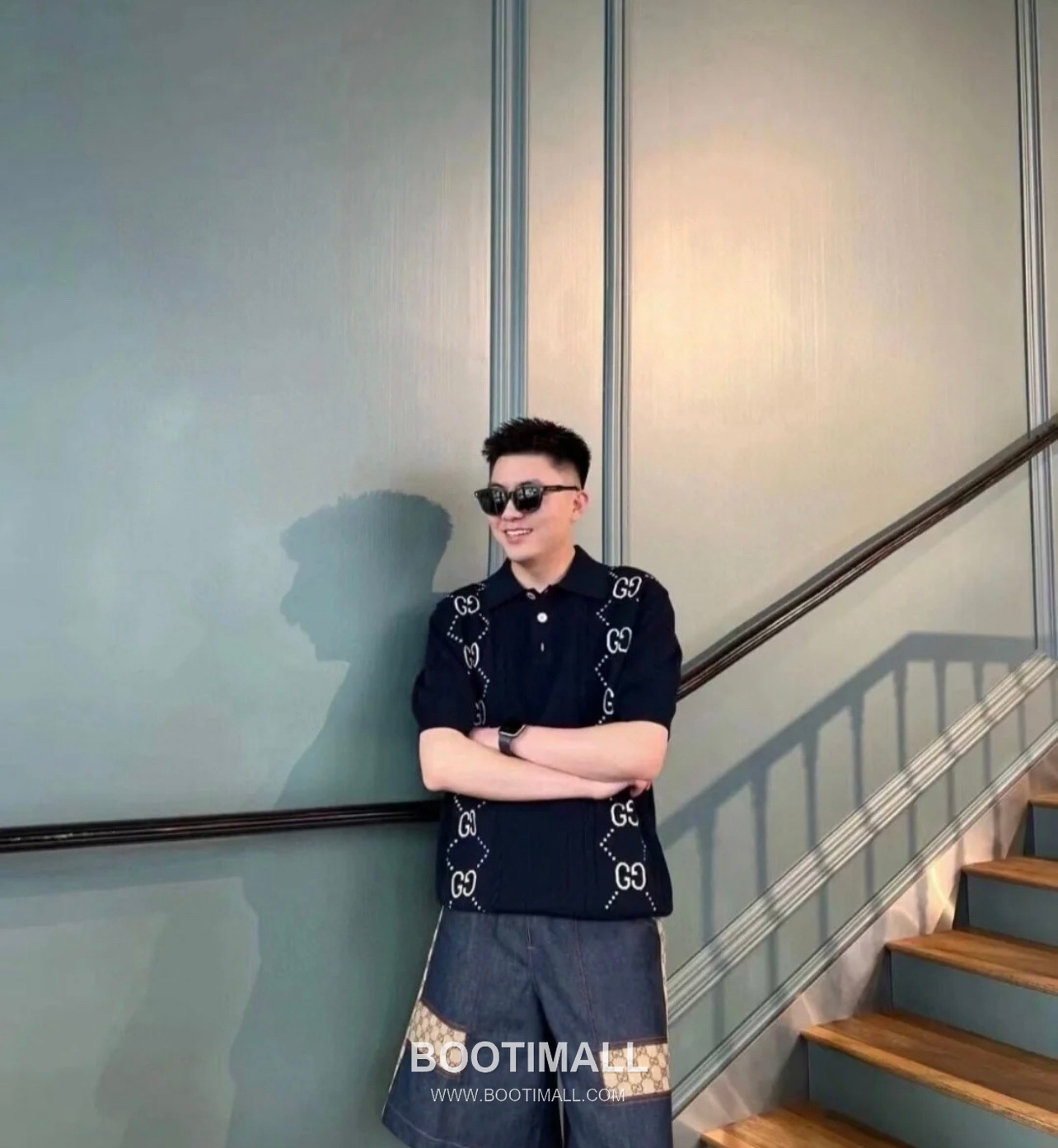 Gucci 2026 S/S Cotton GG Intarsia Polo T-Shirt 구찌 2026SS 코튼 GG 인타르시아 폴로 티셔츠 1