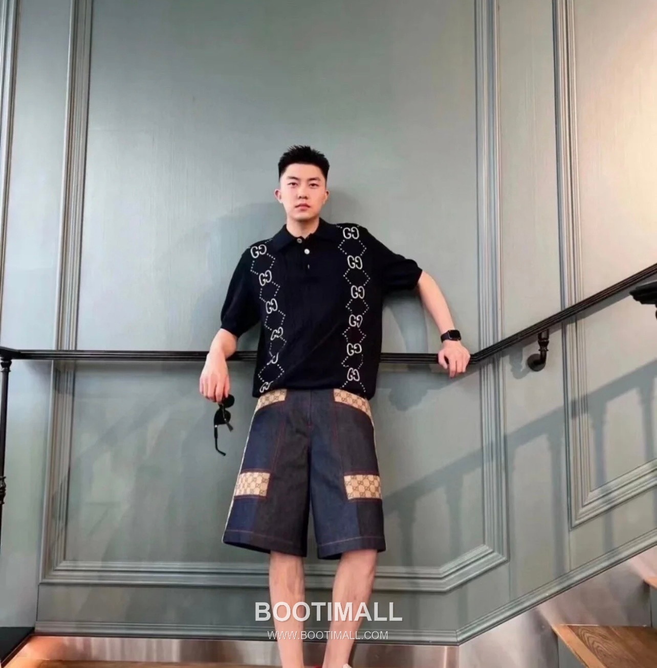 Gucci 2026 S/S Cotton GG Intarsia Polo T-Shirt 구찌 2026SS 코튼 GG 인타르시아 폴로 티셔츠 2