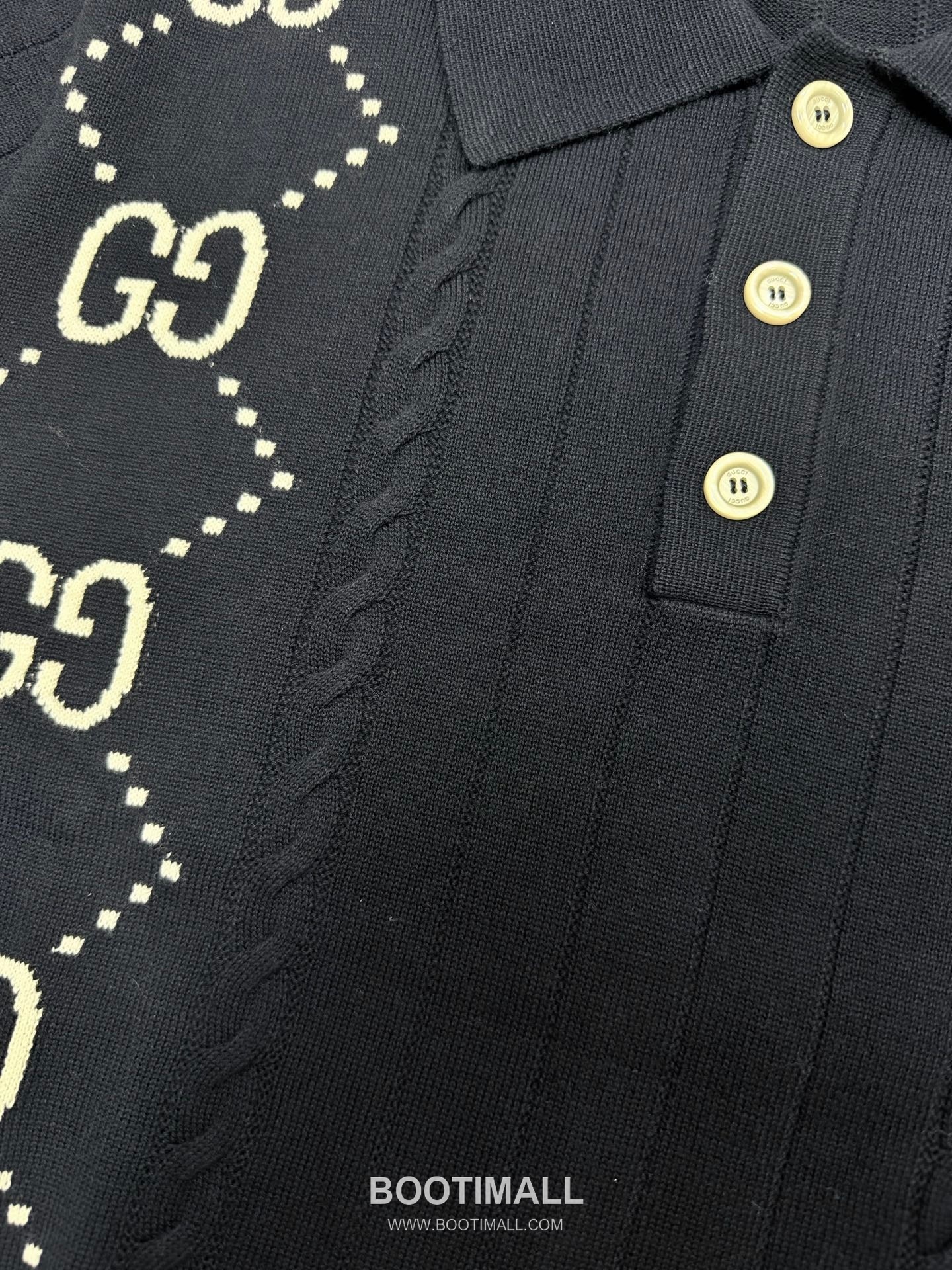 Gucci 2026 S/S Cotton GG Intarsia Polo T-Shirt 구찌 2026SS 코튼 GG 인타르시아 폴로 티셔츠 11