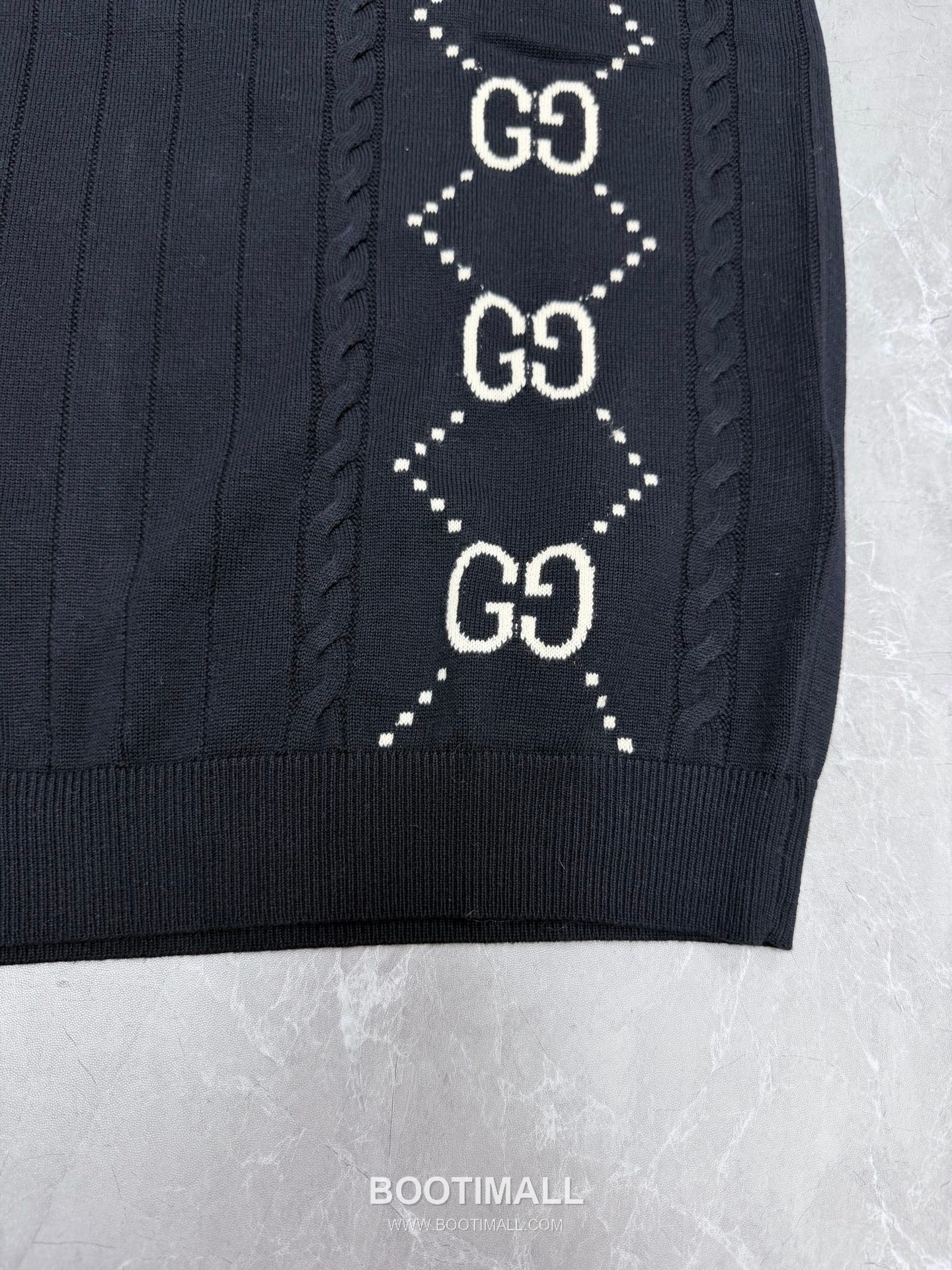 Gucci 2026 S/S Cotton GG Intarsia Polo T-Shirt 구찌 2026SS 코튼 GG 인타르시아 폴로 티셔츠 12