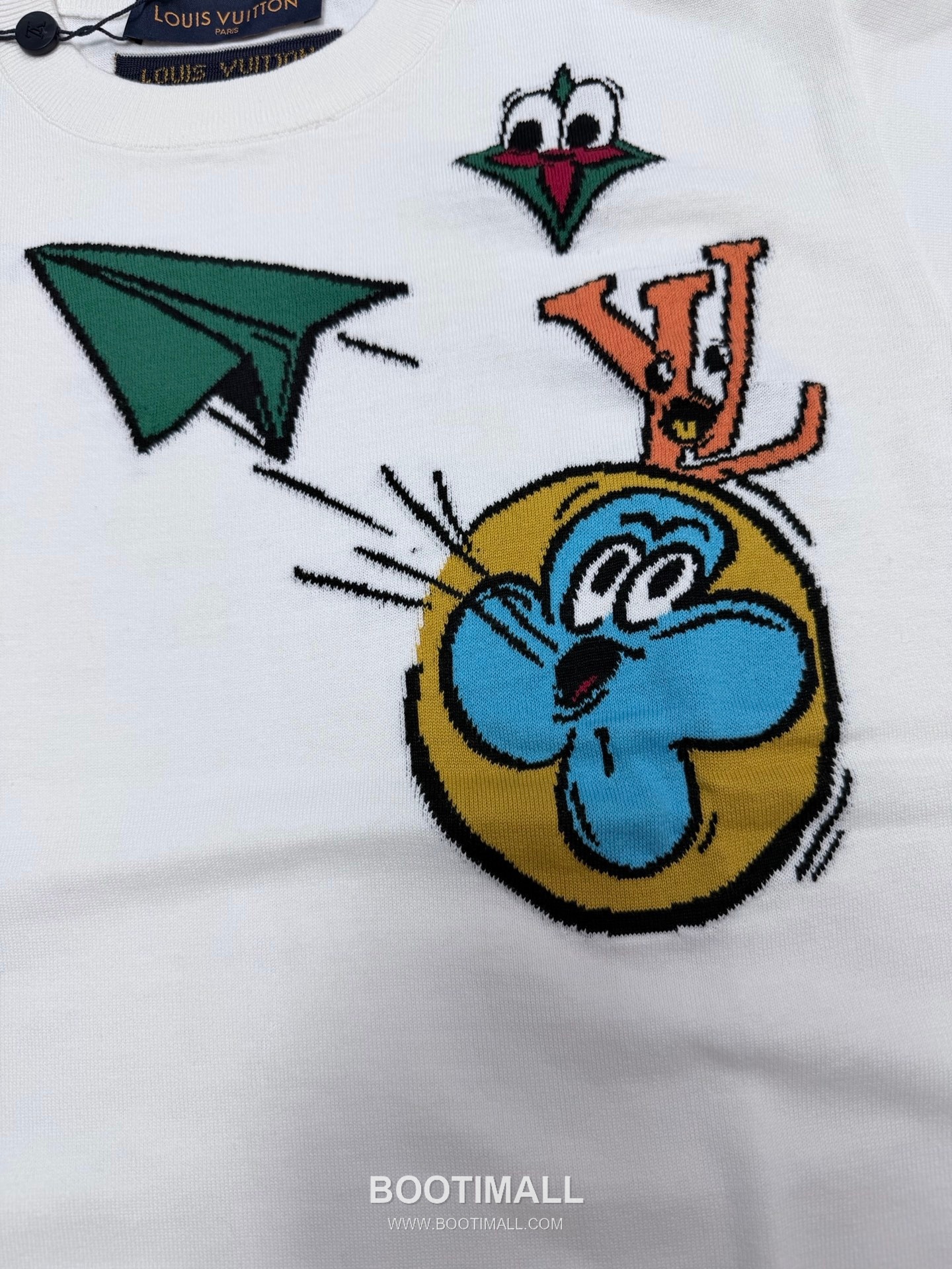 Louis Vuitton 2026 S/S Cotton Monogram Comics Intarsia Print T-Shirt 루이비통 2026SS 코튼 모노그램 코믹스 인타르시아 프린트 티셔츠 12