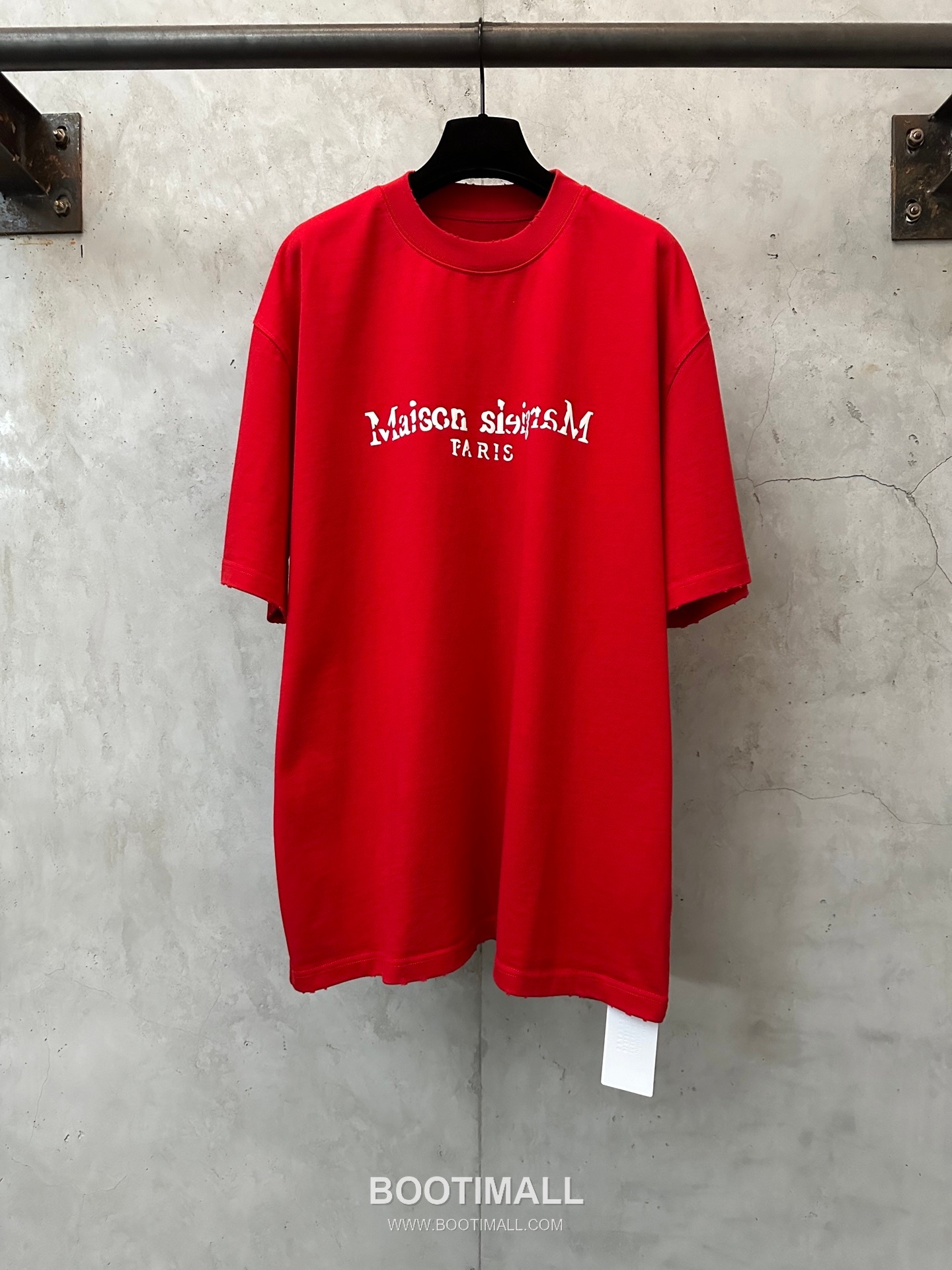 MM6 Maison Margiela 2026 S/S Cotton Foam Print Logo T-Shirt MM6메종마르지엘라 2026SS 코튼 발포 프린트 로고 티셔츠 1