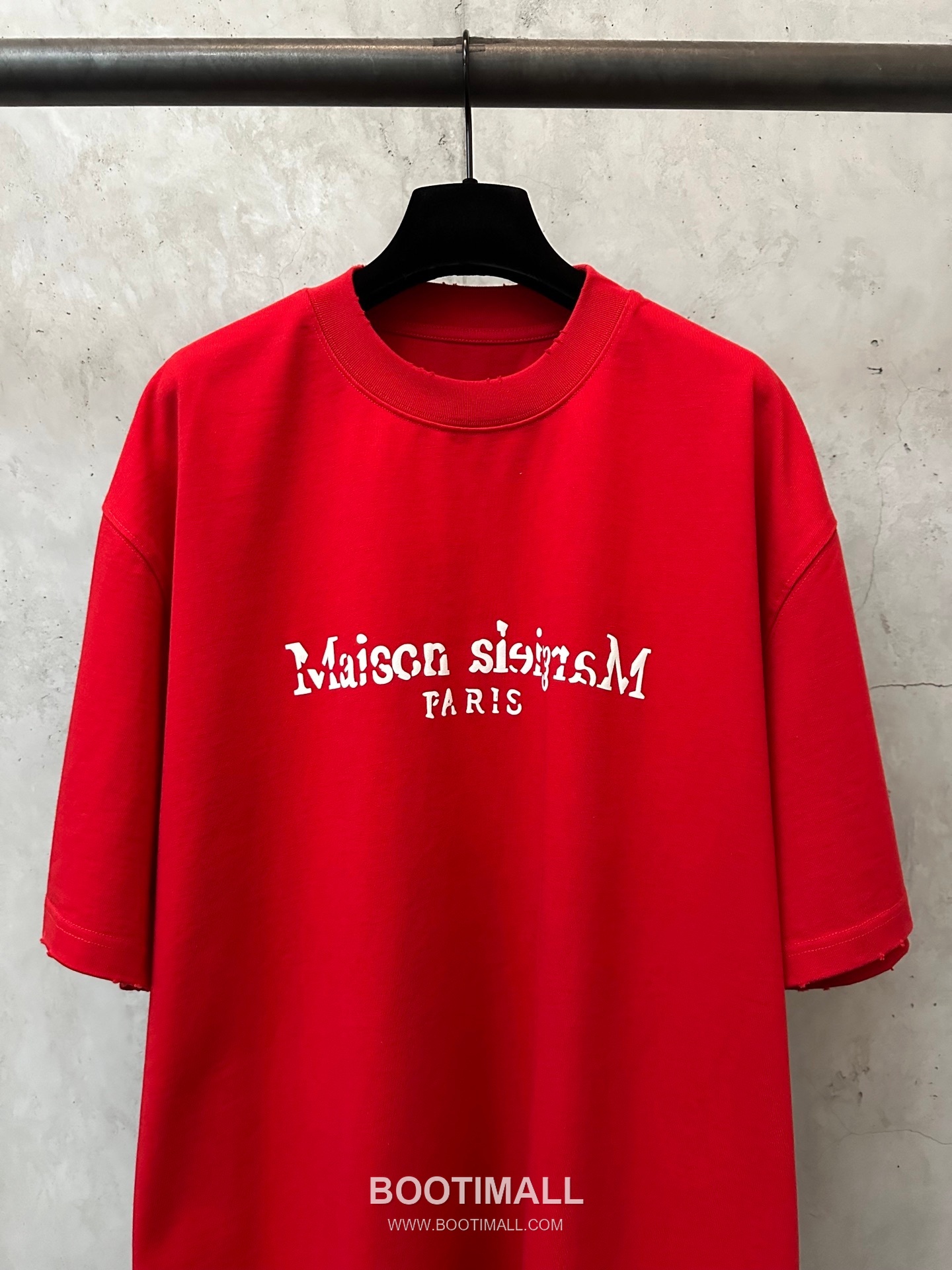 MM6 Maison Margiela 2026 S/S Cotton Foam Print Logo T-Shirt MM6메종마르지엘라 2026SS 코튼 발포 프린트 로고 티셔츠 3
