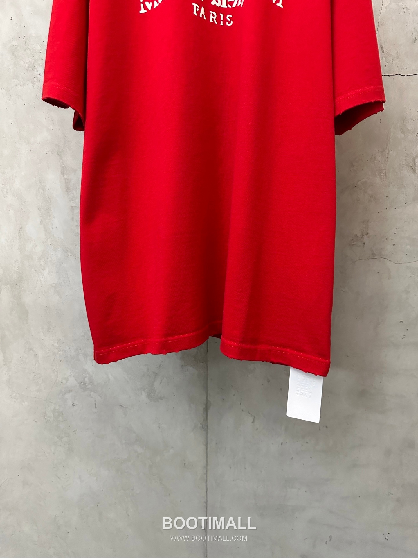 MM6 Maison Margiela 2026 S/S Cotton Foam Print Logo T-Shirt MM6메종마르지엘라 2026SS 코튼 발포 프린트 로고 티셔츠 4
