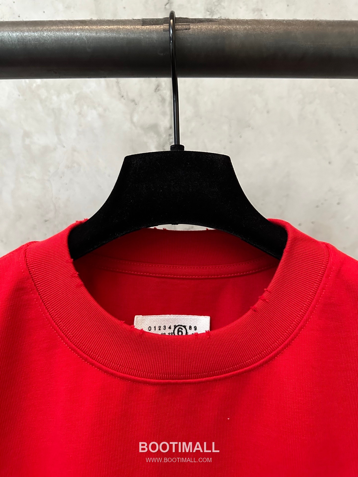 MM6 Maison Margiela 2026 S/S Cotton Foam Print Logo T-Shirt MM6메종마르지엘라 2026SS 코튼 발포 프린트 로고 티셔츠 7