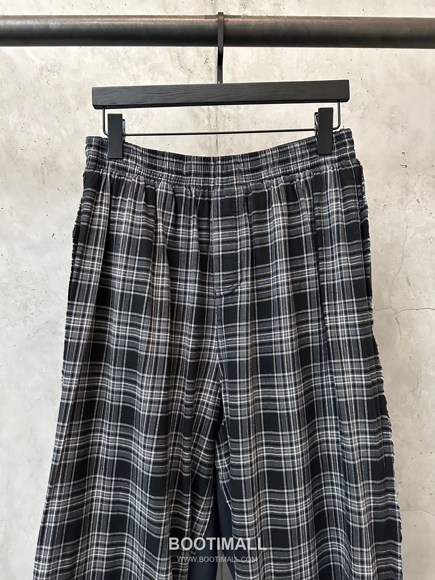 Balenciaga 2026 S/S Cotton Blend Check Patchwork Pants 발렌시아가 2026SS 코튼 혼방 체크 패치워크 팬츠 3
