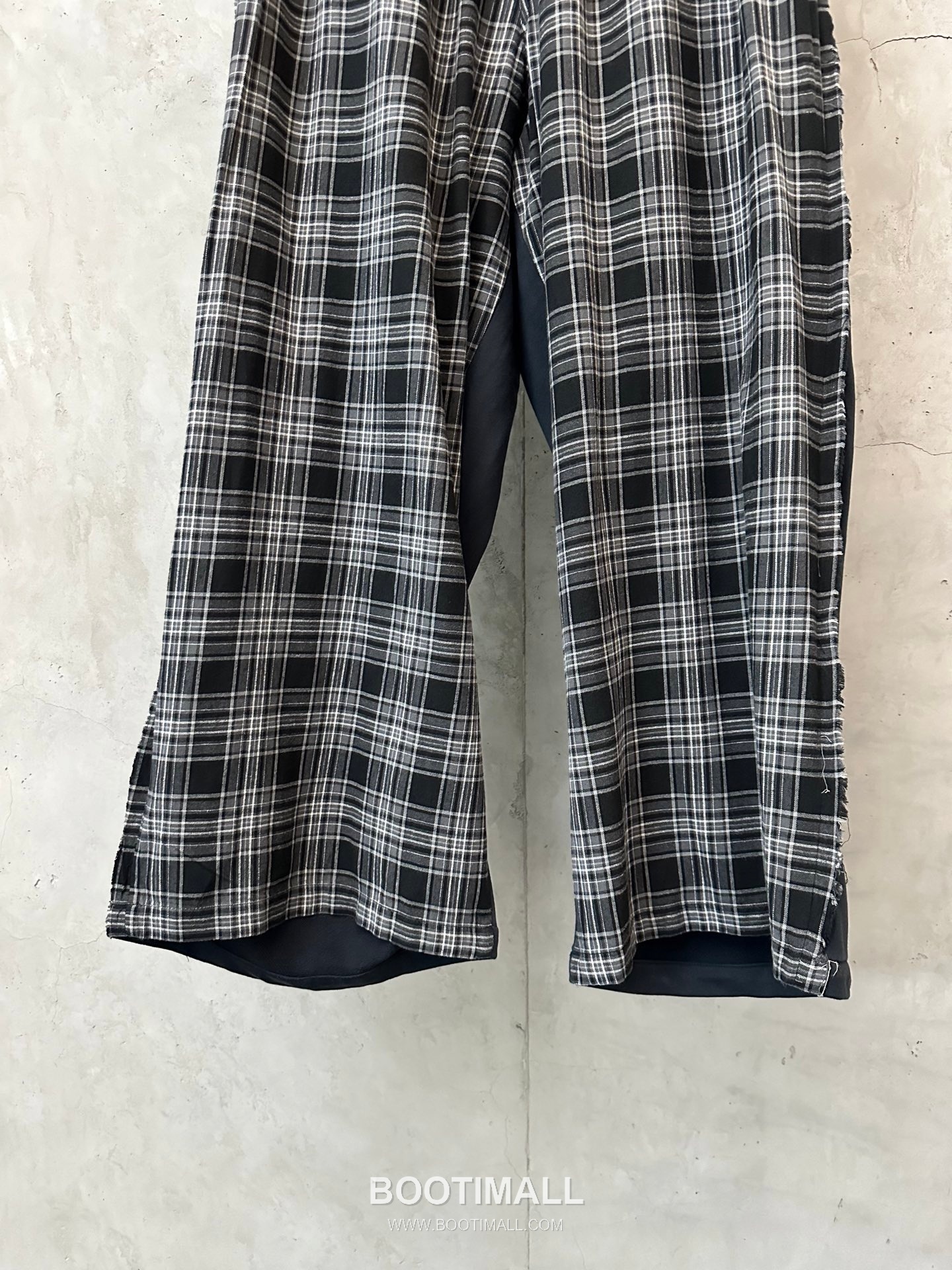 Balenciaga 2026 S/S Cotton Blend Check Patchwork Pants 발렌시아가 2026SS 코튼 혼방 체크 패치워크 팬츠 4
