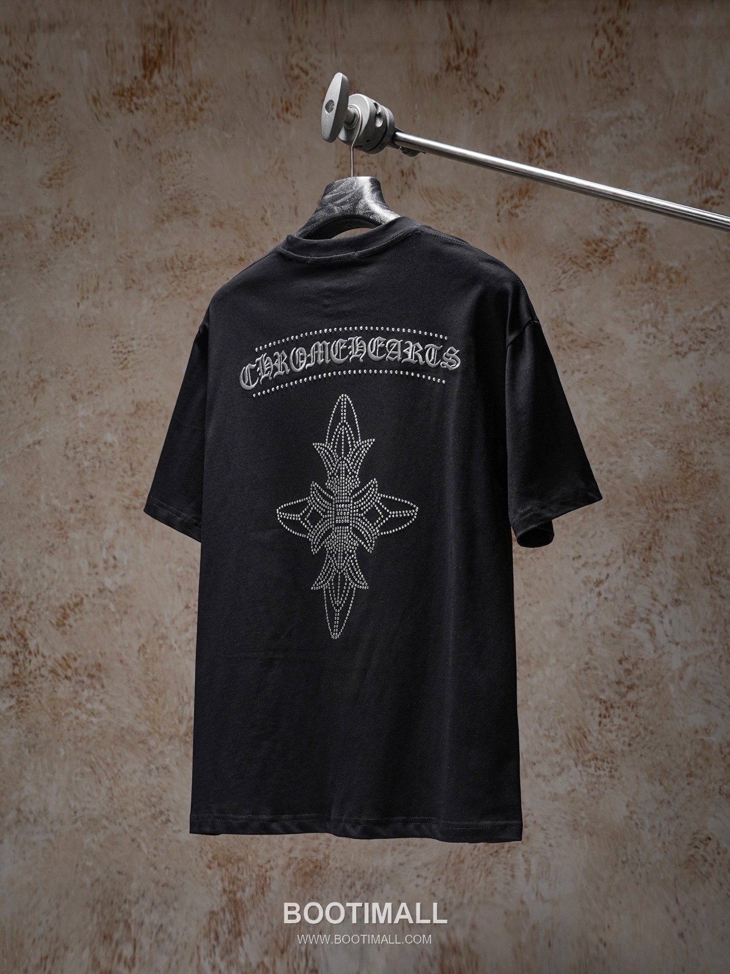 Chrome Hearts 2026 S/S Cotton Horseshoe Embroidered Crystal T-Shirt 크롬하츠 2026SS 코튼 말굽 자수 크리스탈 티셔츠 7