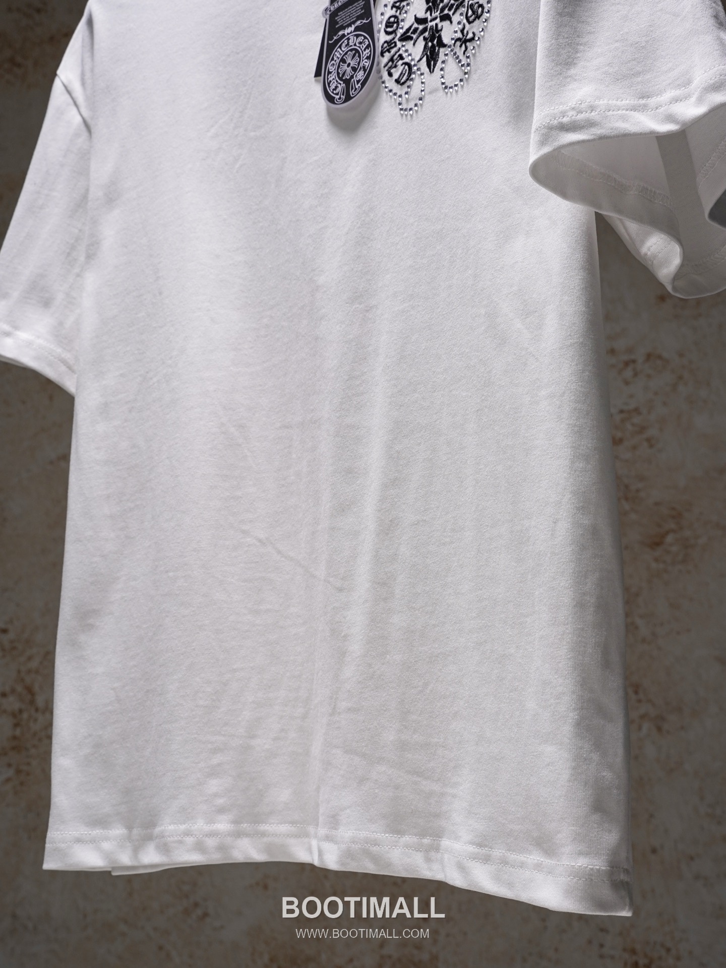 Chrome Hearts 2026 S/S Cotton Horseshoe Embroidered Crystal T-Shirt 크롬하츠 2026SS 코튼 말굽 자수 크리스탈 티셔츠 8